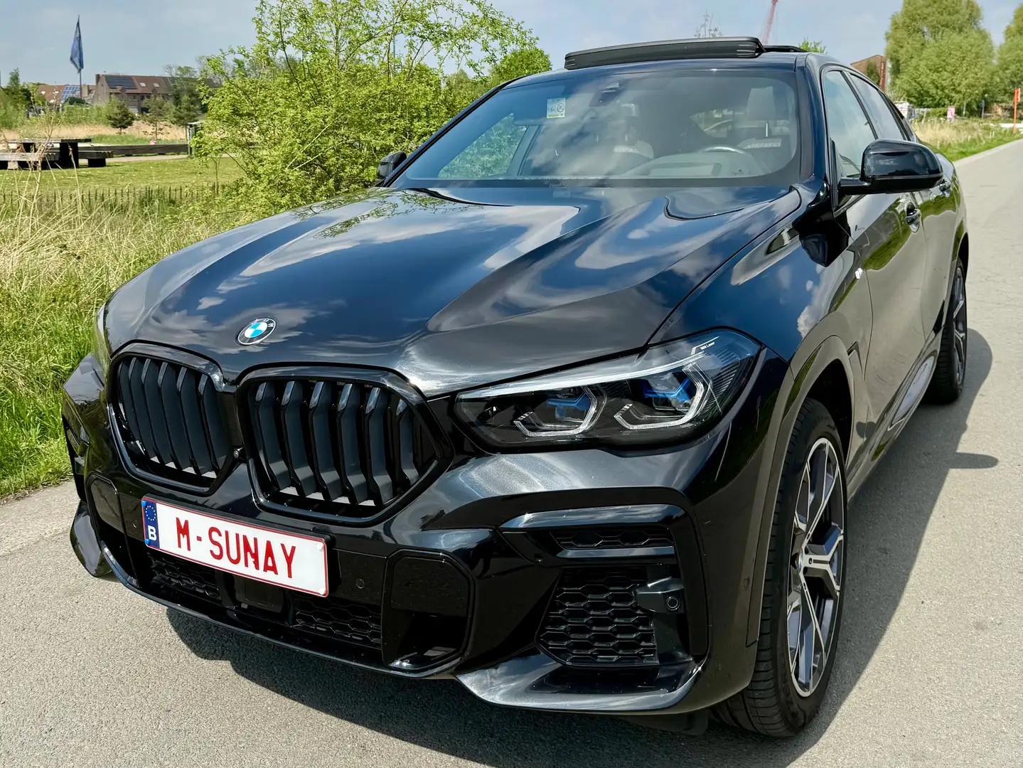 BMW X6 X6 xDrive40d Zwart - 2