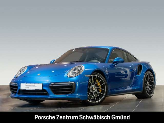 Imagine Porsche 991 911 Turbo S Saphirblau BOSE Lederausstattung