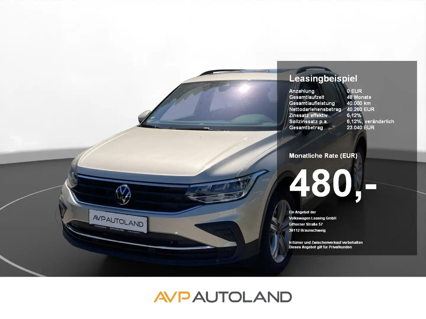 Volkswagen Tiguan 2.0 TSI DSG 4MOTION Life | PANO | AHK | Silber - 1