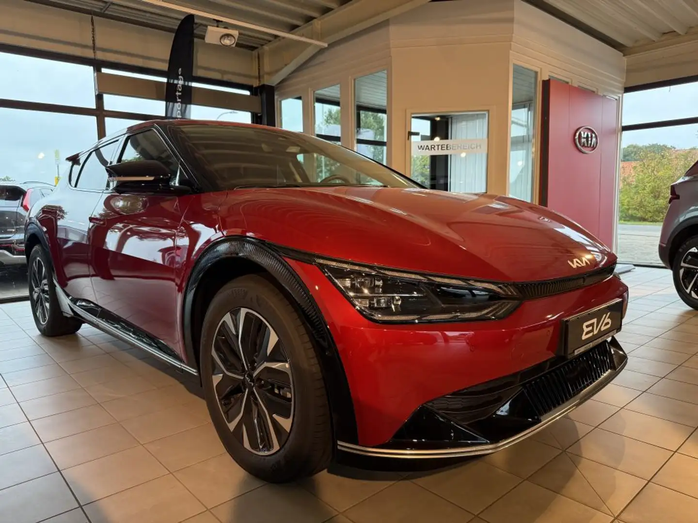 Kia EV6 77,4-kWh Rouge - 1