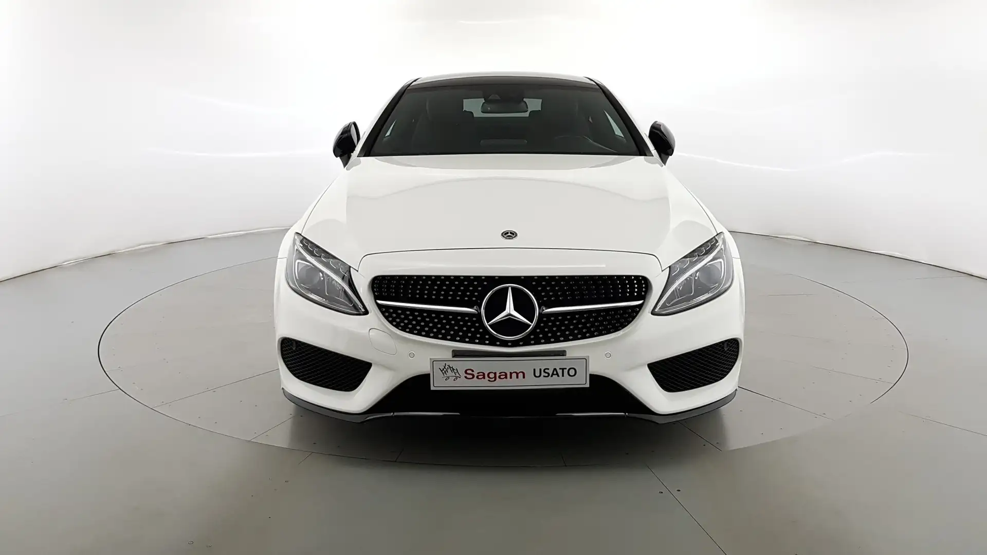 Mercedes-Benz C 250 C Coupe 250 d Premium 4matic auto Bianco - 2