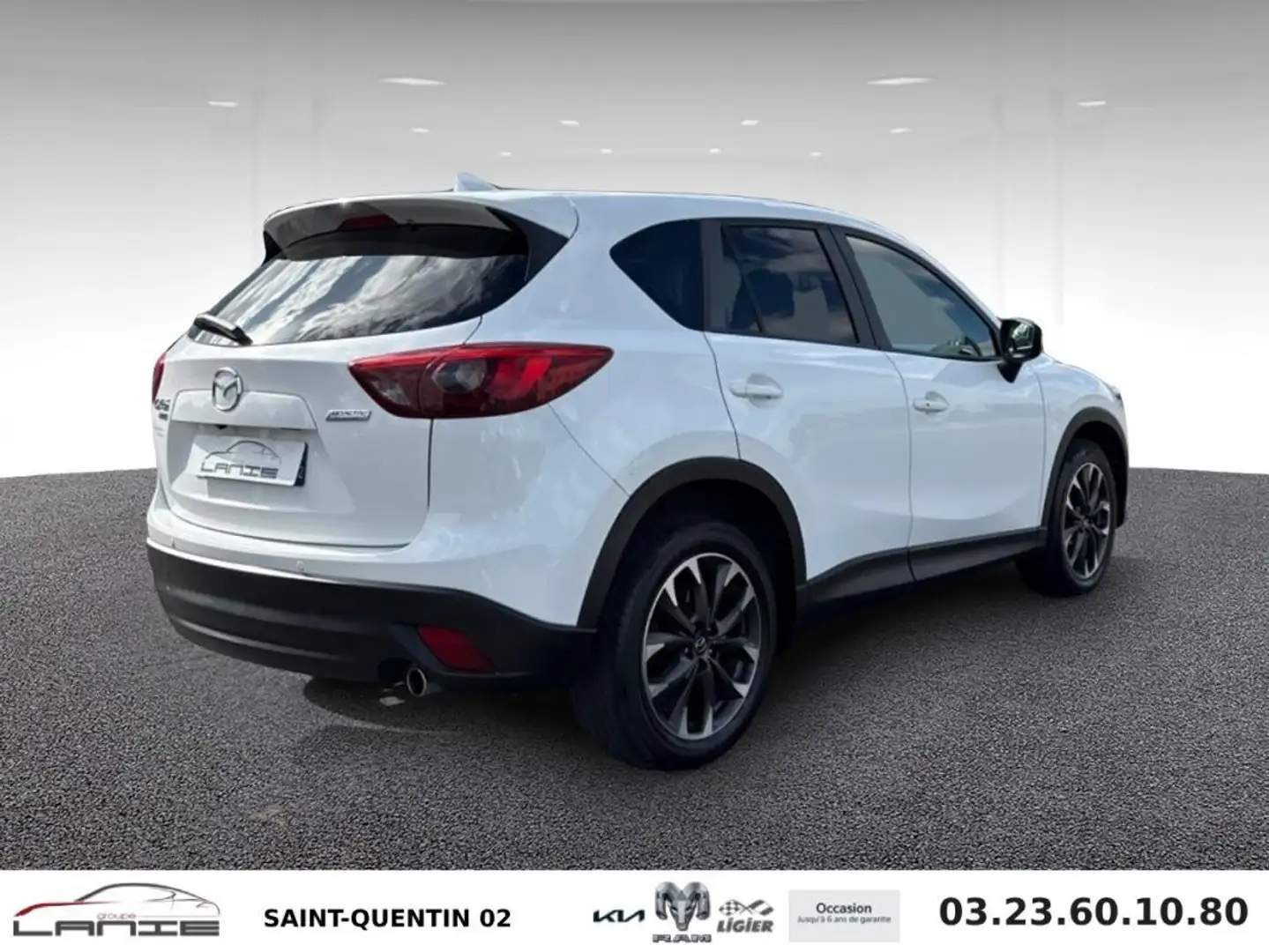 Mazda CX-5 2.2L Skyactiv-D 150 ch 4x4 Dynamique Plus Weiß - 2