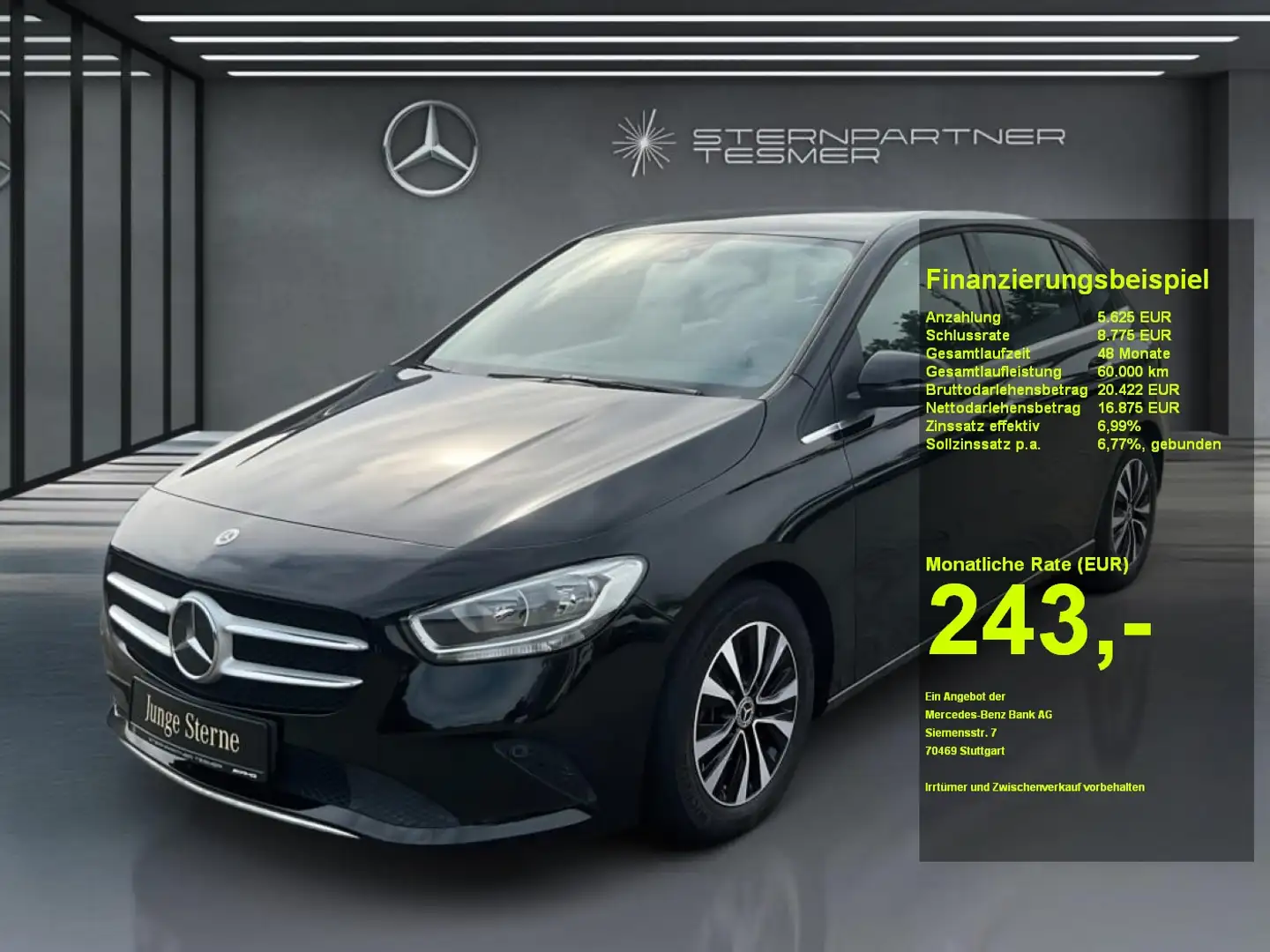 Mercedes-Benz B 180 +MBUX+SHZ+AUT+PDC+CarPlay+Klimaaut. Negro - 1