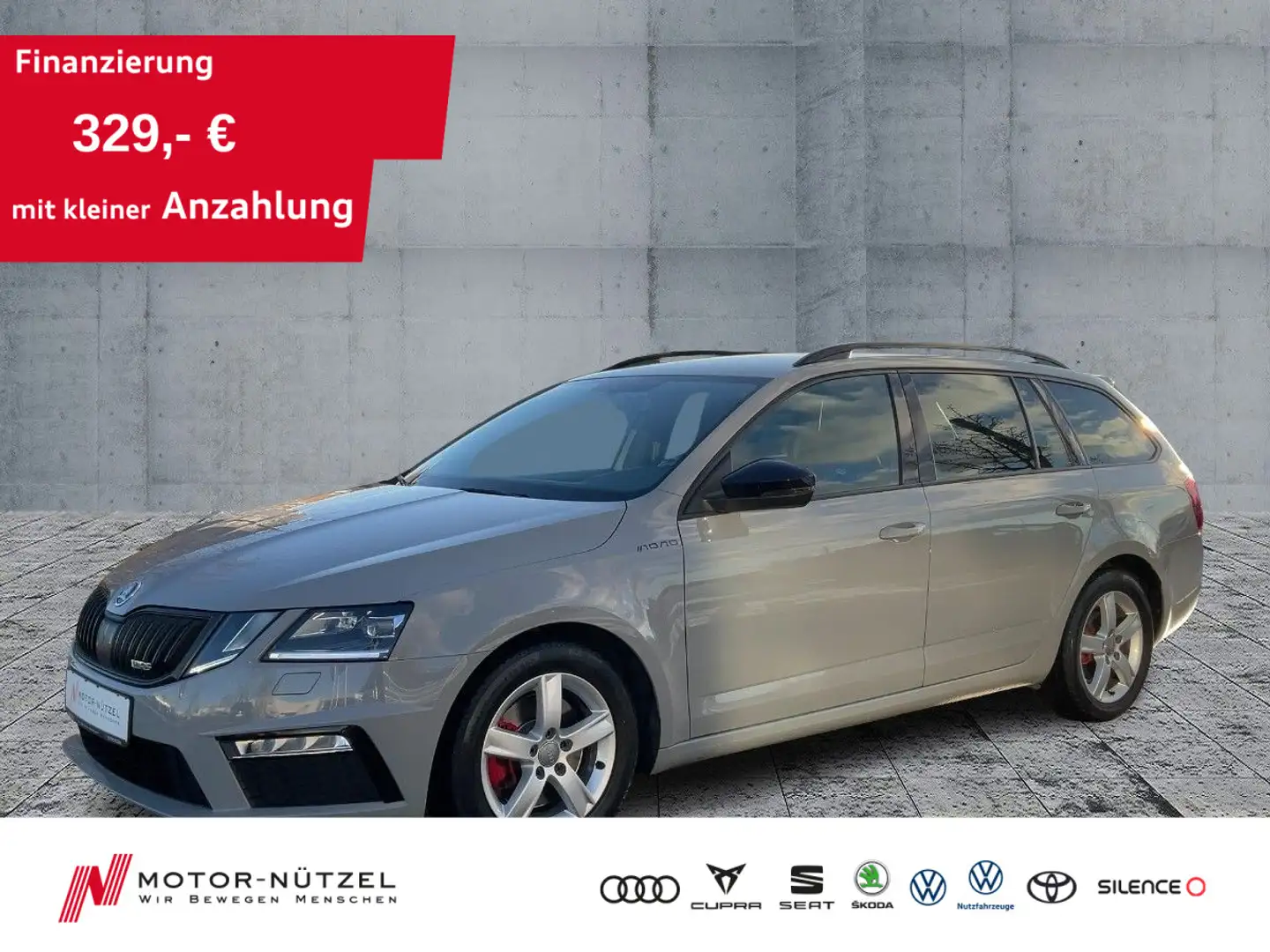 Skoda Octavia Combi RS 2.0 TDI DSG 4x4 LED+NAV+SHZ+GRA Grau - 1