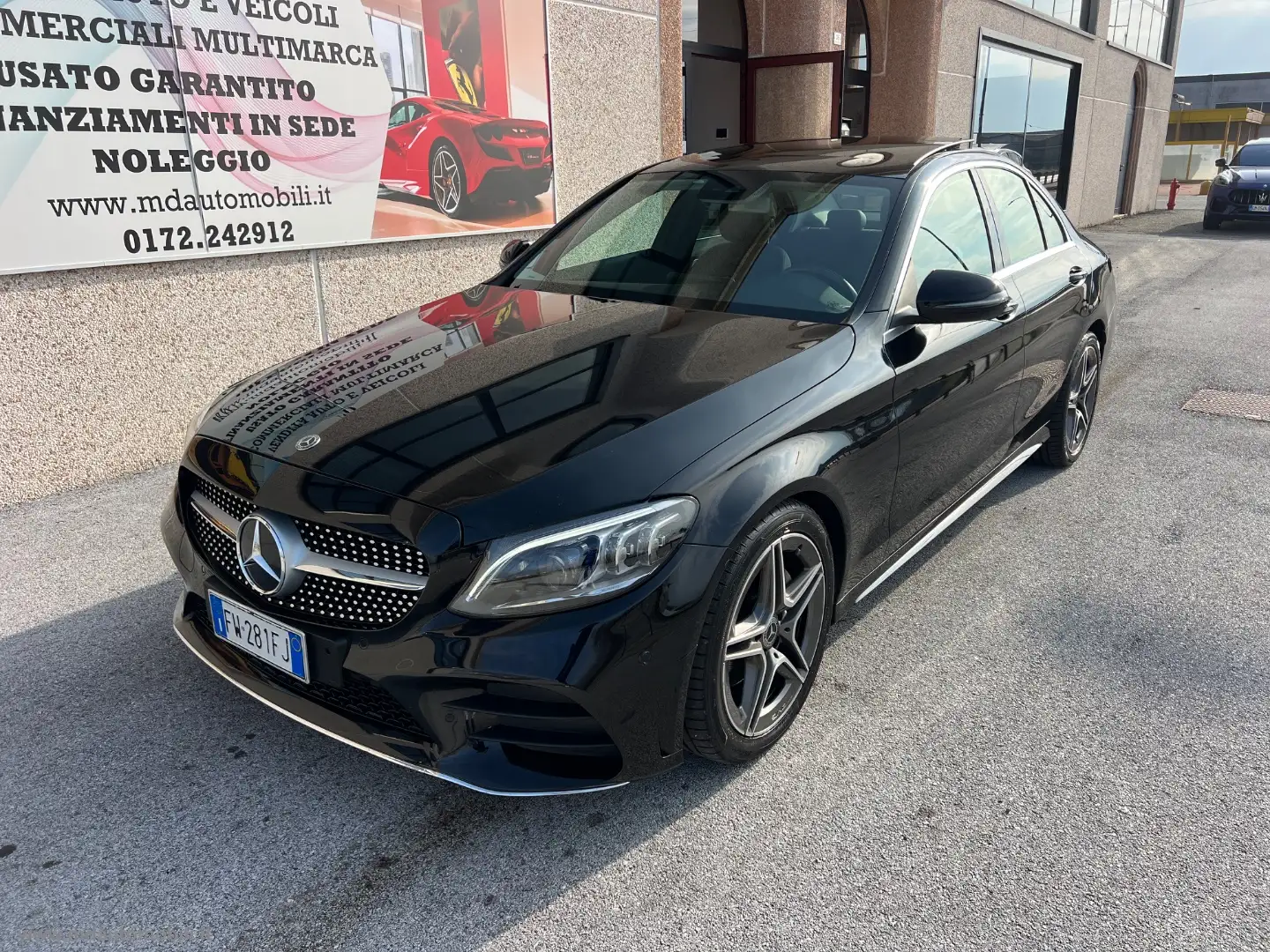 Mercedes-Benz C 220 C 220 d Auto Premium BERLINA AMG TETTO RESTYLING Noir - 1