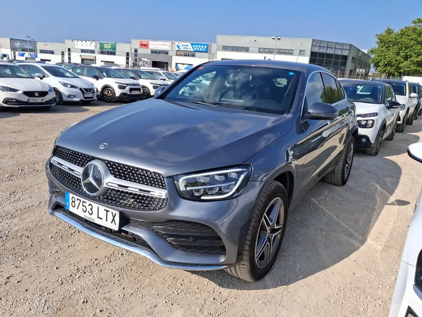 Mercedes-Benz GLC 300 Coupé 300de 4Matic Gris - 1