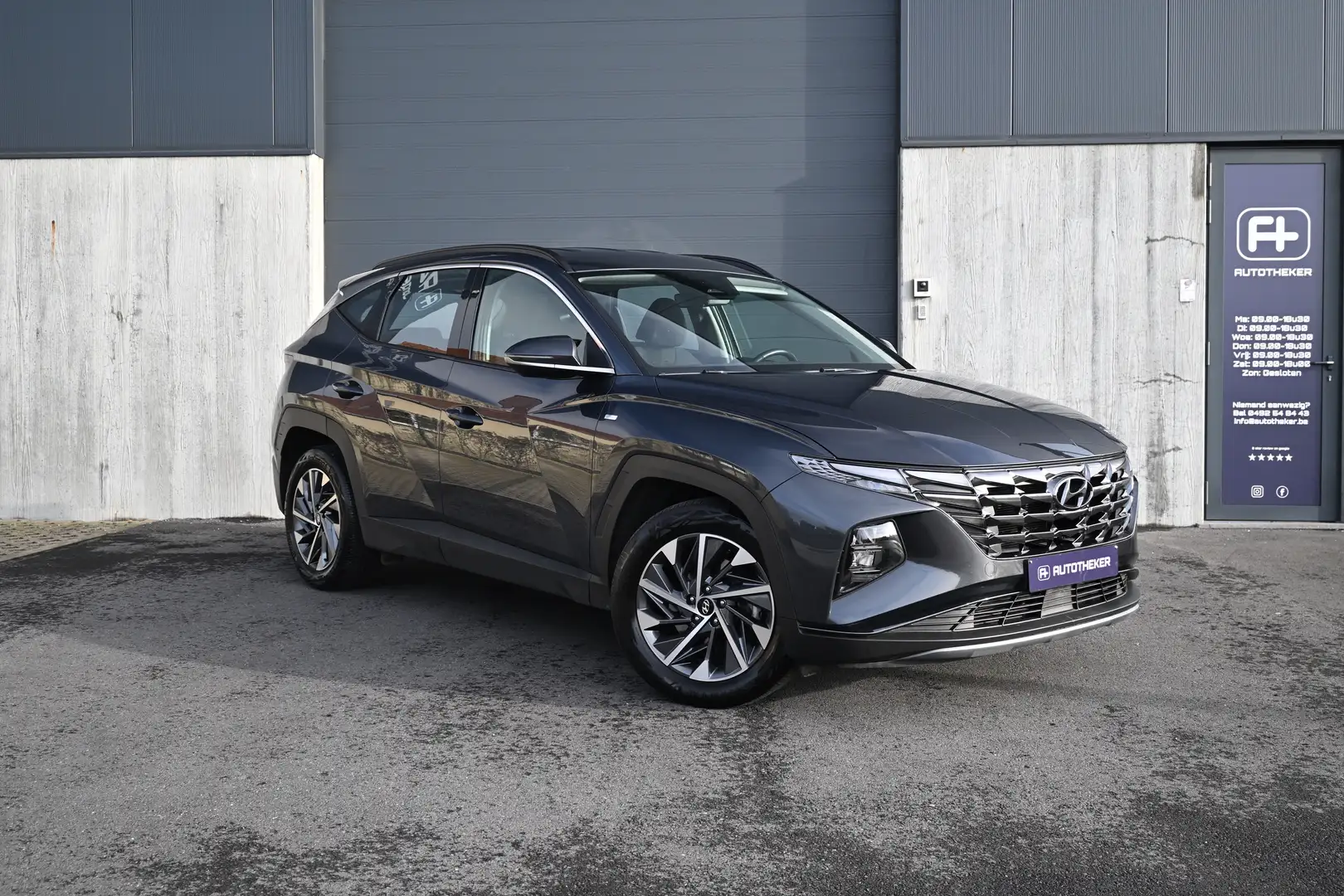 Hyundai TUCSON 1.6 T-GDi 48V-Hybrid/ Carplay/ Keyless/ Camera Gris - 1