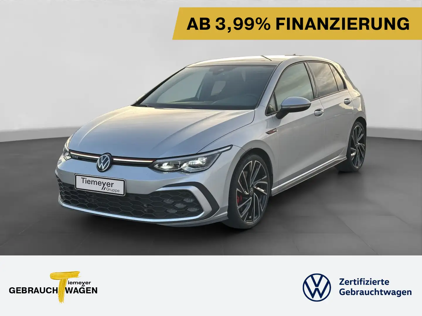 Volkswagen Golf GTI LM19 PANO NAVI ACC LED+ PDC+ Argent - 1