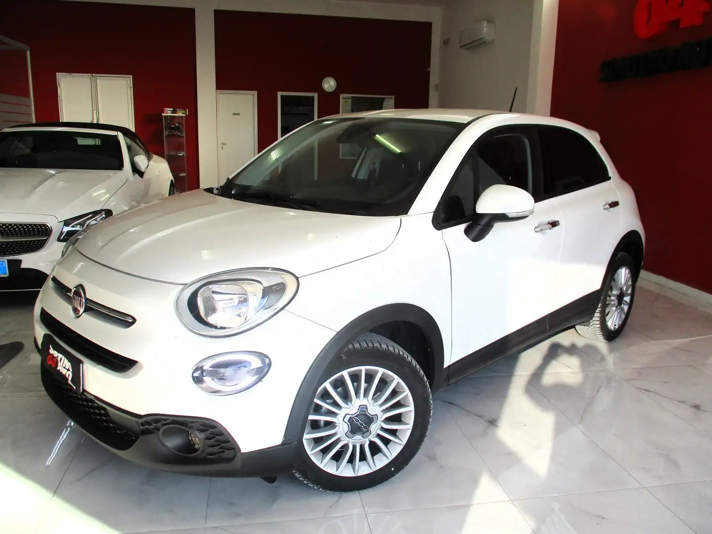 Fiat 500X 1.3 mjt Connect 95cv 12/2021 KM65000 PELLE Bianco - 1