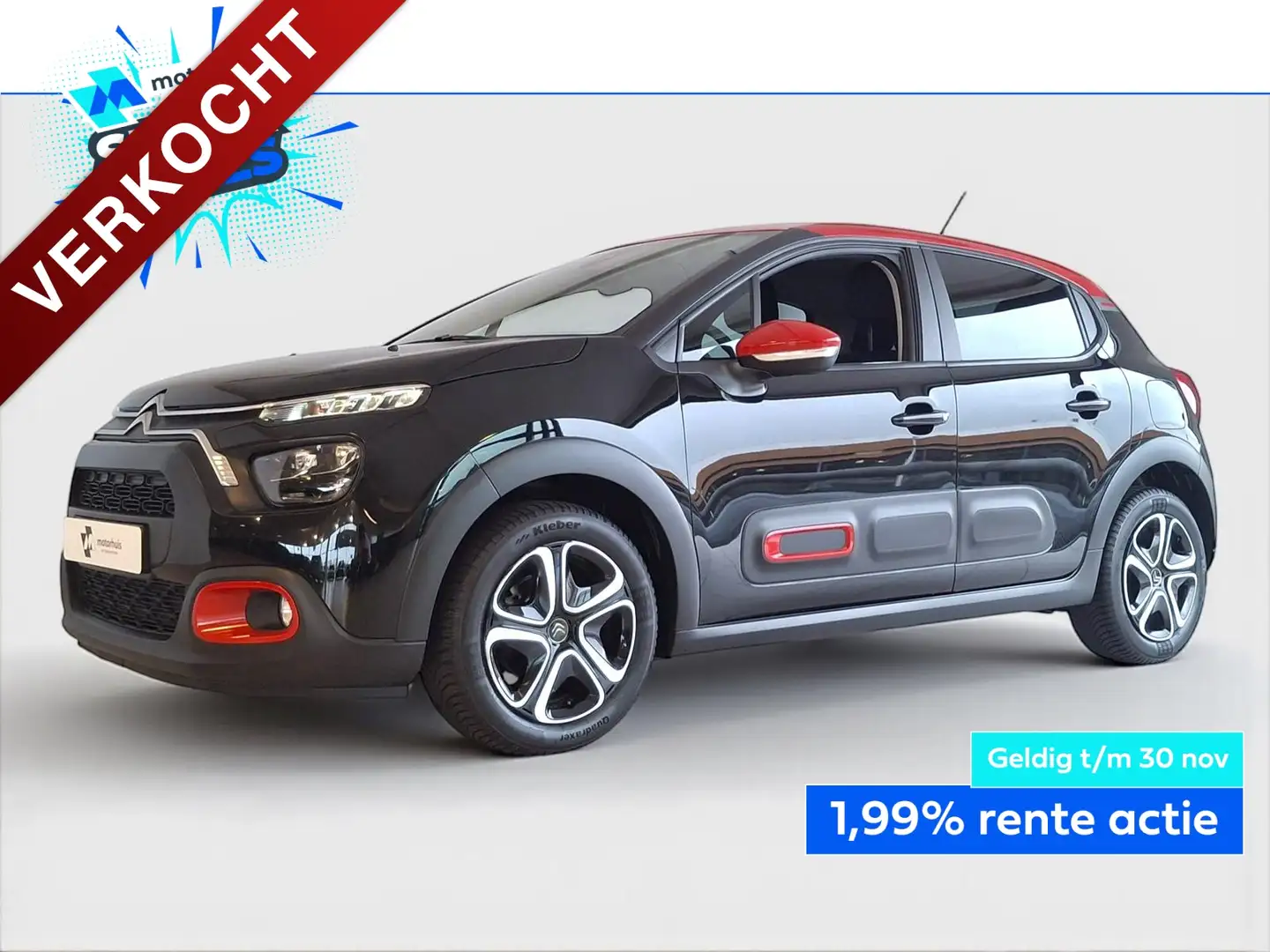 Citroen C3 1.2 PureTech 83PK FEEL NAVI TEL CRUISE NAP Noir - 1