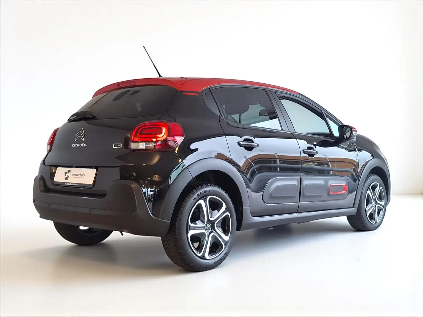 Citroen C3 1.2 PureTech 83PK FEEL NAVI TEL CRUISE NAP Noir - 2