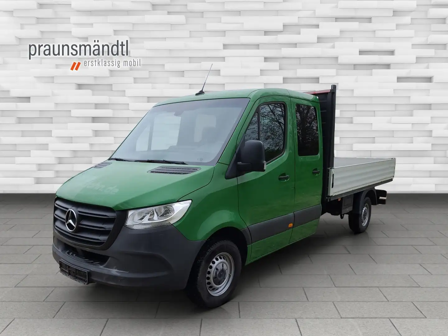 Mercedes-Benz Sprinter 317 CDI DoKa lang Klima AHK 3,5 t Grün - 1