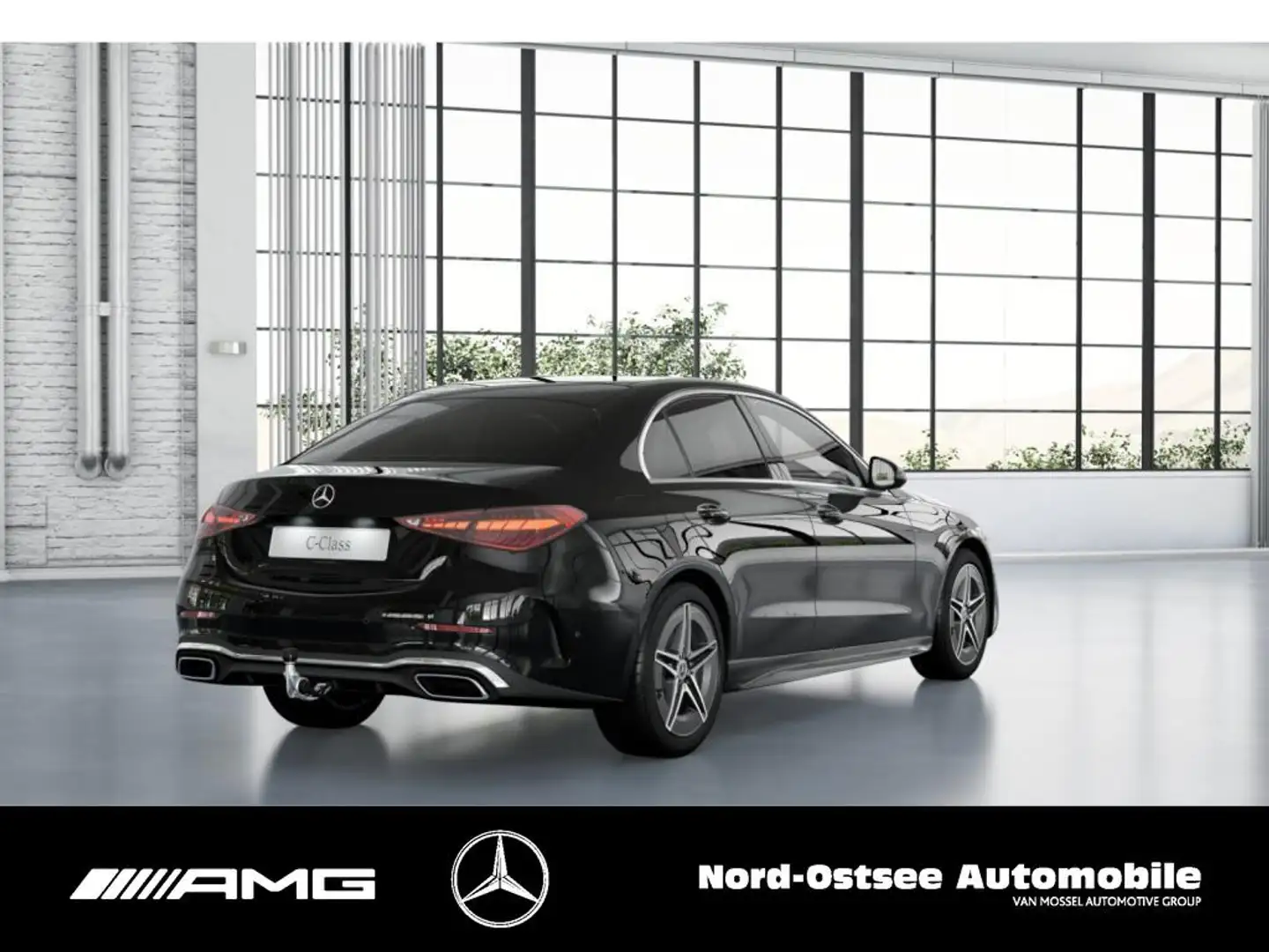 Mercedes-Benz C 220 d AMG KAMERA NAVI PREMIUM LED AHK SHZ Schwarz - 2