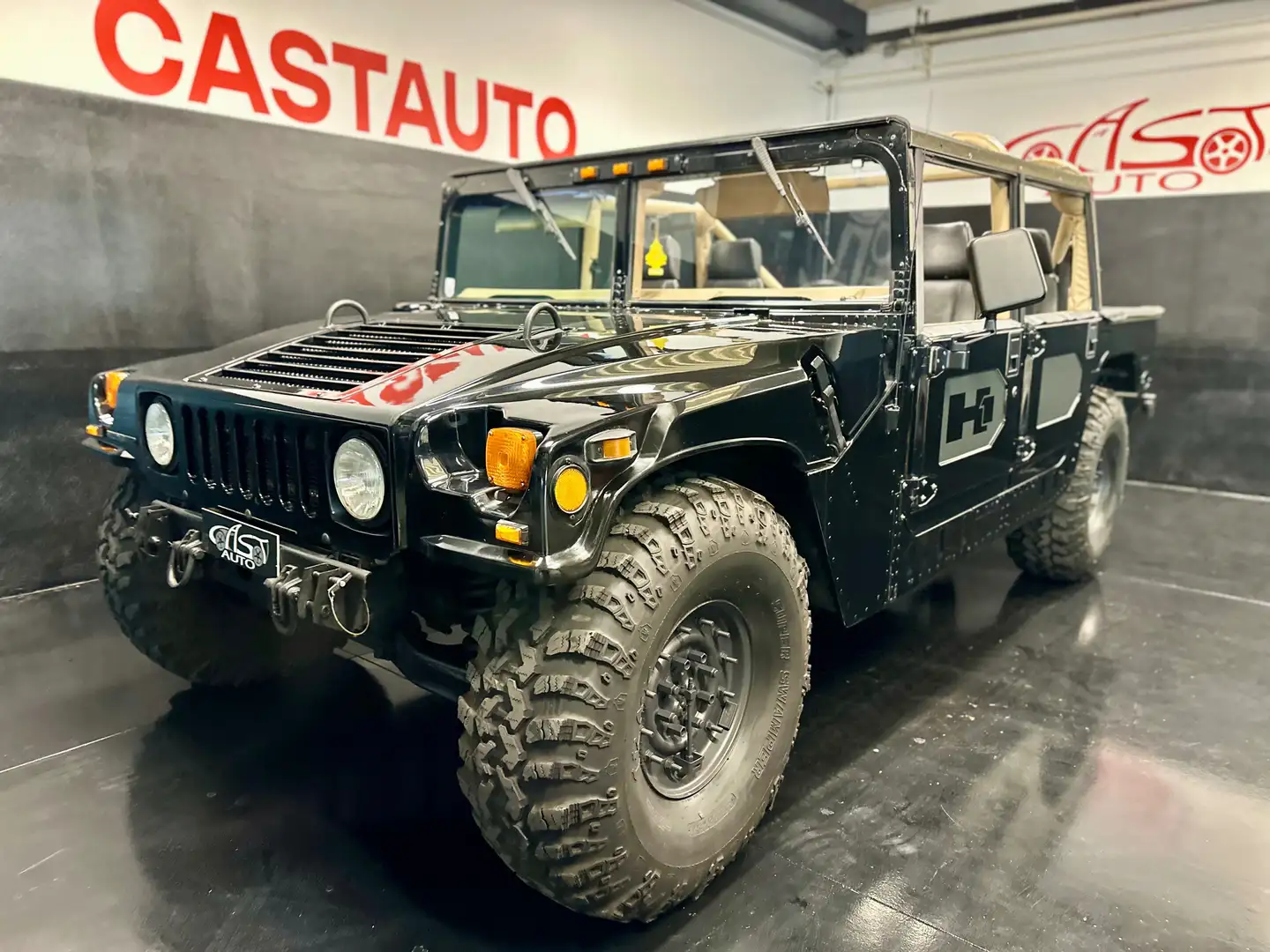 HUMMER H1 SUT OPEN TOP CIVILE ASI 6.5 TARGA ORO PAT B Fekete - 2