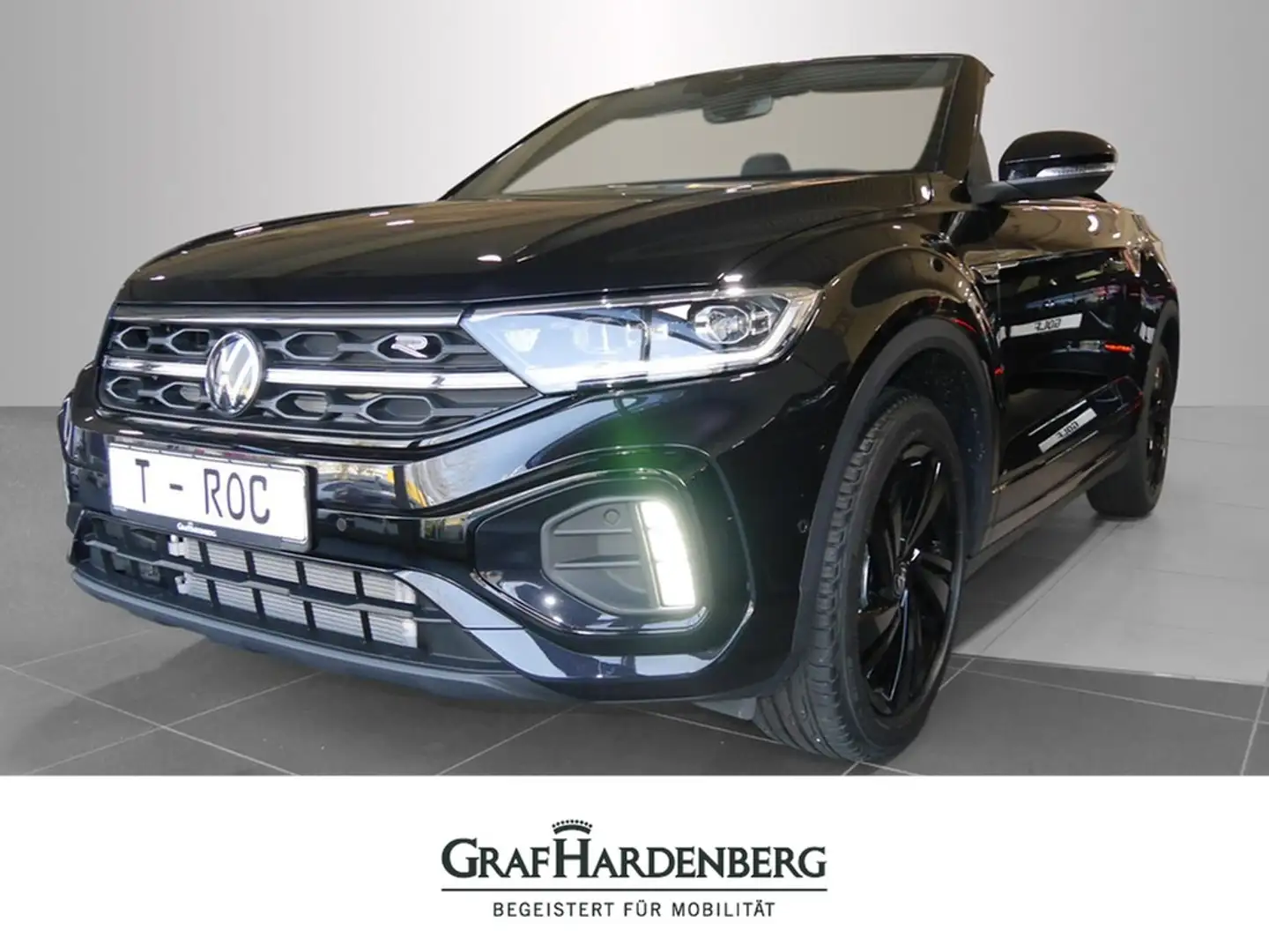 Volkswagen T-Roc Cabrio 1.5l TSI DSG *R-LINE* BLACK*KAMERA*IQ*NAVI* Schwarz - 1