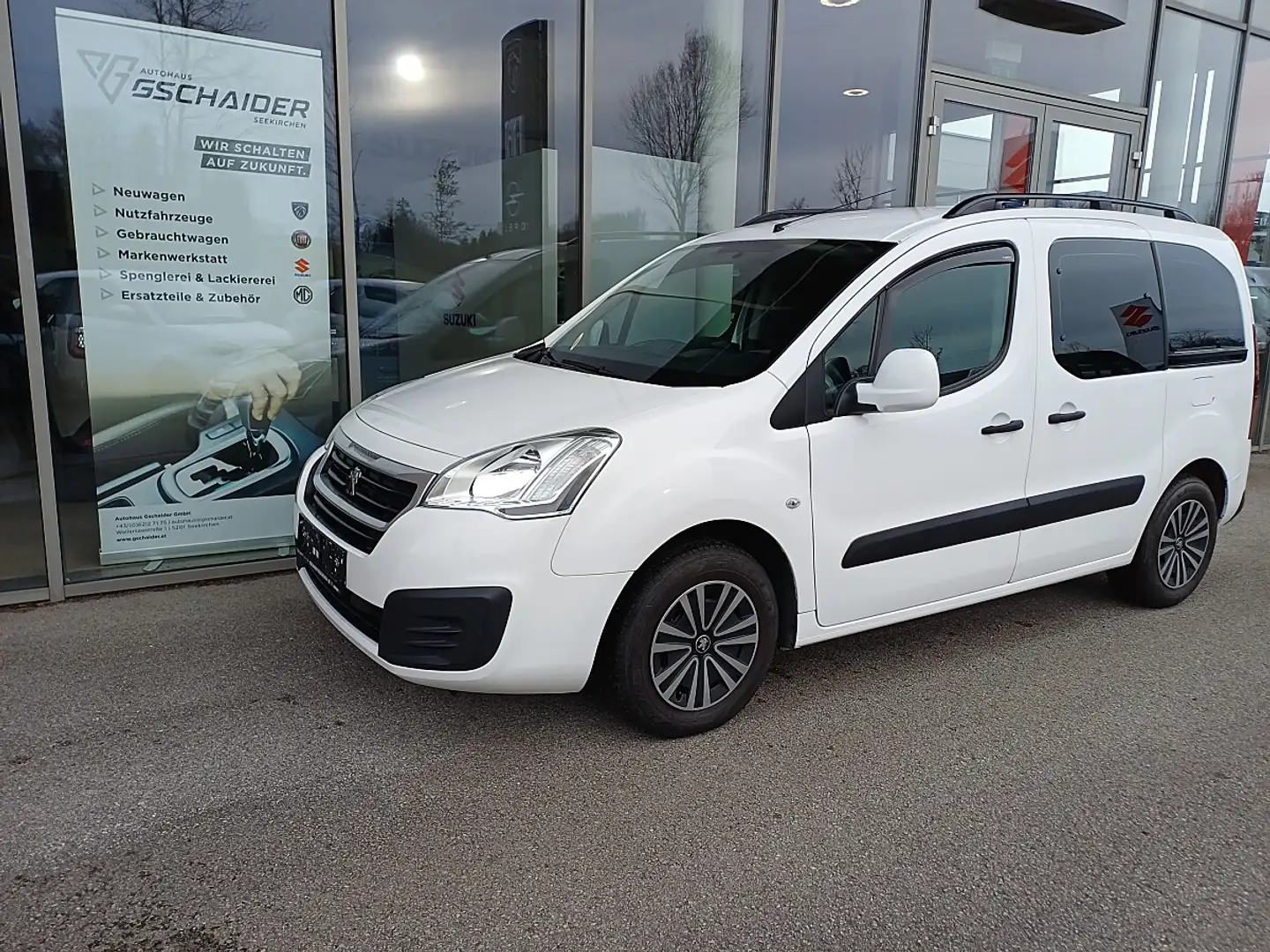 Peugeot Partner Tepee Active 1,6 BHDI 100 S&S Weiß - 1
