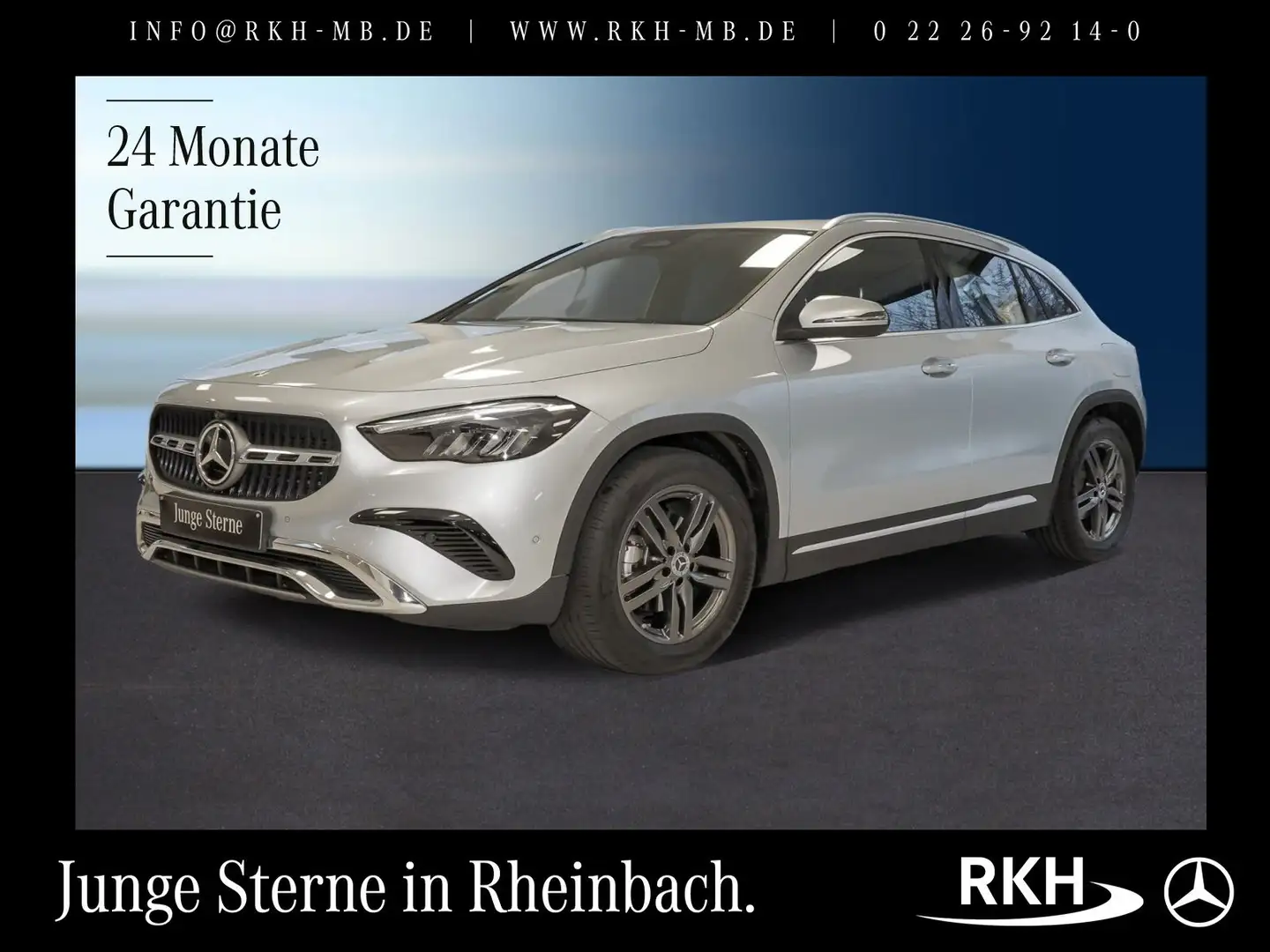Mercedes-Benz GLA 200 GLA 200 Progressive Distronic/360°/LED/AHK/Totw. Silber - 1