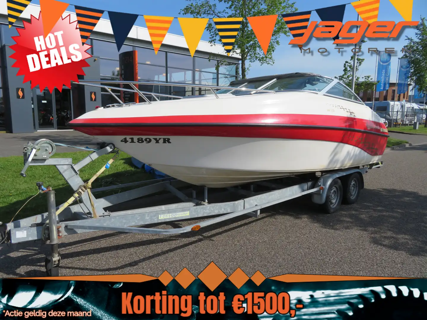Overig CROWNLINE 206 CCR 4.3 V6 VOLVO PENTA TRAILER Rood - 1