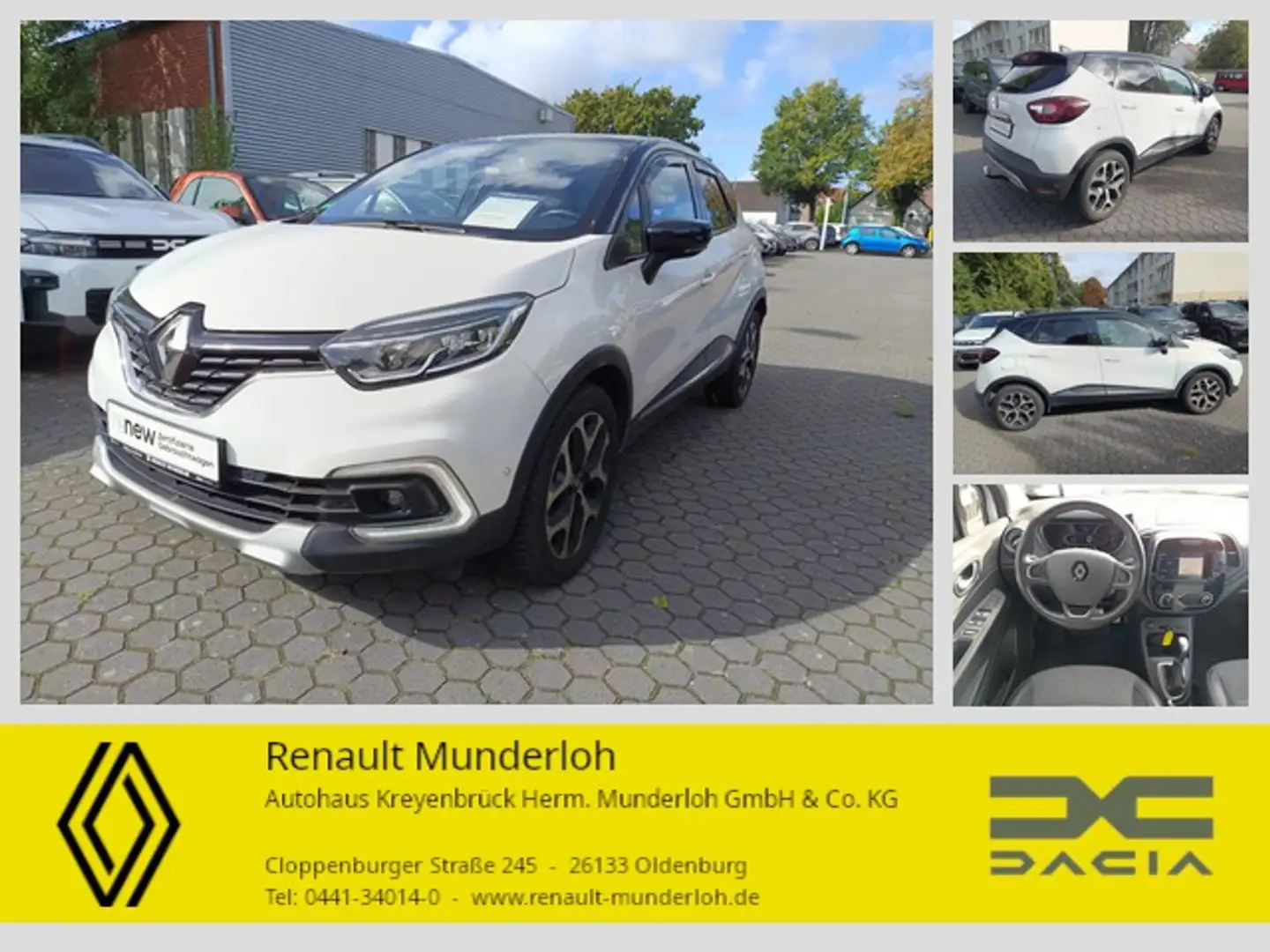 Renault Captur Crossborder Blanc - 1