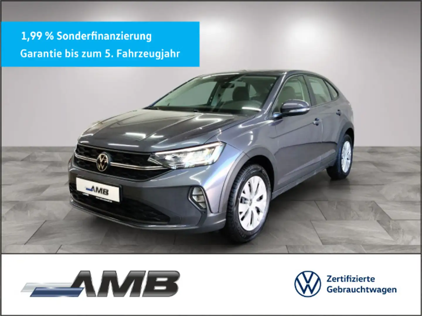 Volkswagen Taigo 1.0 TSI LED/Sitzhzg/var.Ladeboden/09.29Gar Grijs - 1