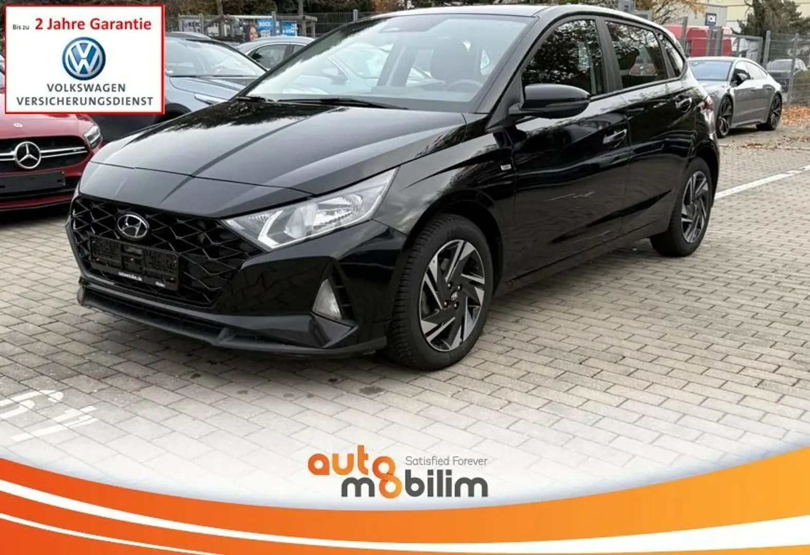 Hyundai i20 1.0 T-GDI *SpurAss*KAM*CarPlay*NotBrems*Temp Noir - 1