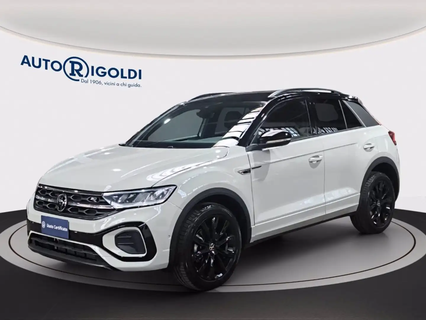 Volkswagen T-Roc 1.0 tsi r-line 110cv Zwart - 1