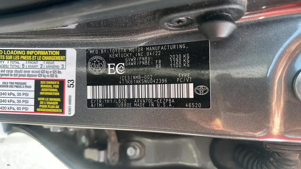 Toyota Camry снимка Toyota Camry