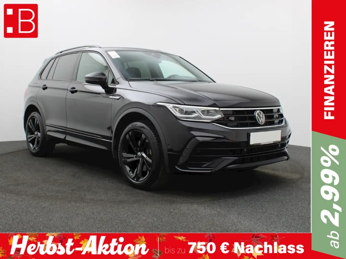 Volkswagen Tiguan 2.0 TDI DSG 4Mo. R-Line BLACK-STYLE PANO AHK NAVI Schwarz - 1
