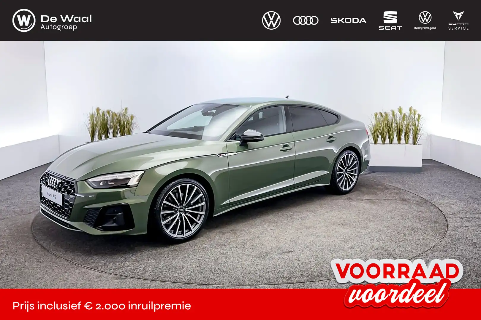 Audi A5 Sportback 35 TFSI S tronic S edition Competition Green - 1