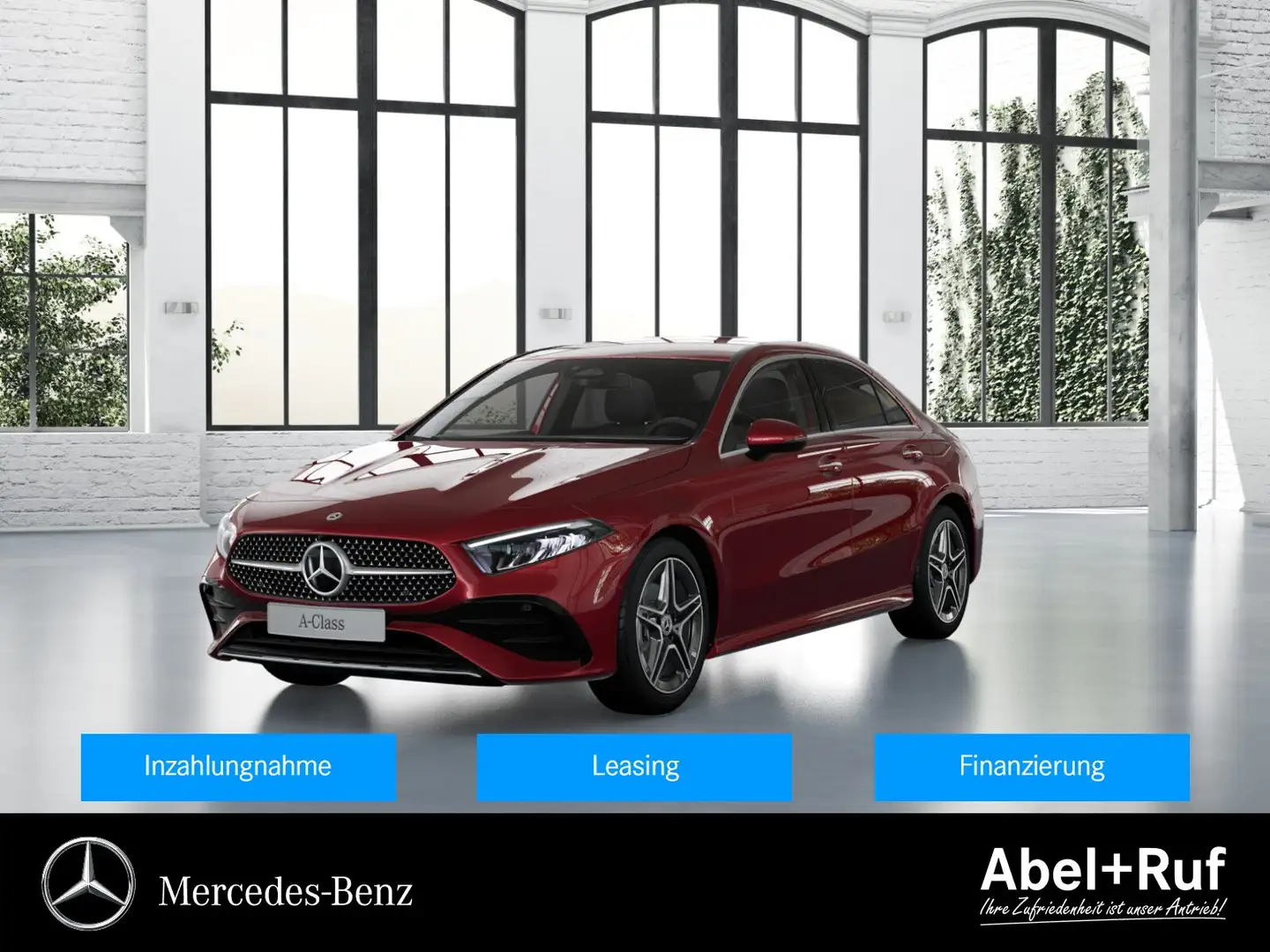 Mercedes-Benz A 200 AMG Limo+LED+Ambiente+Rückfahrkamera+LrHz Rot - 1