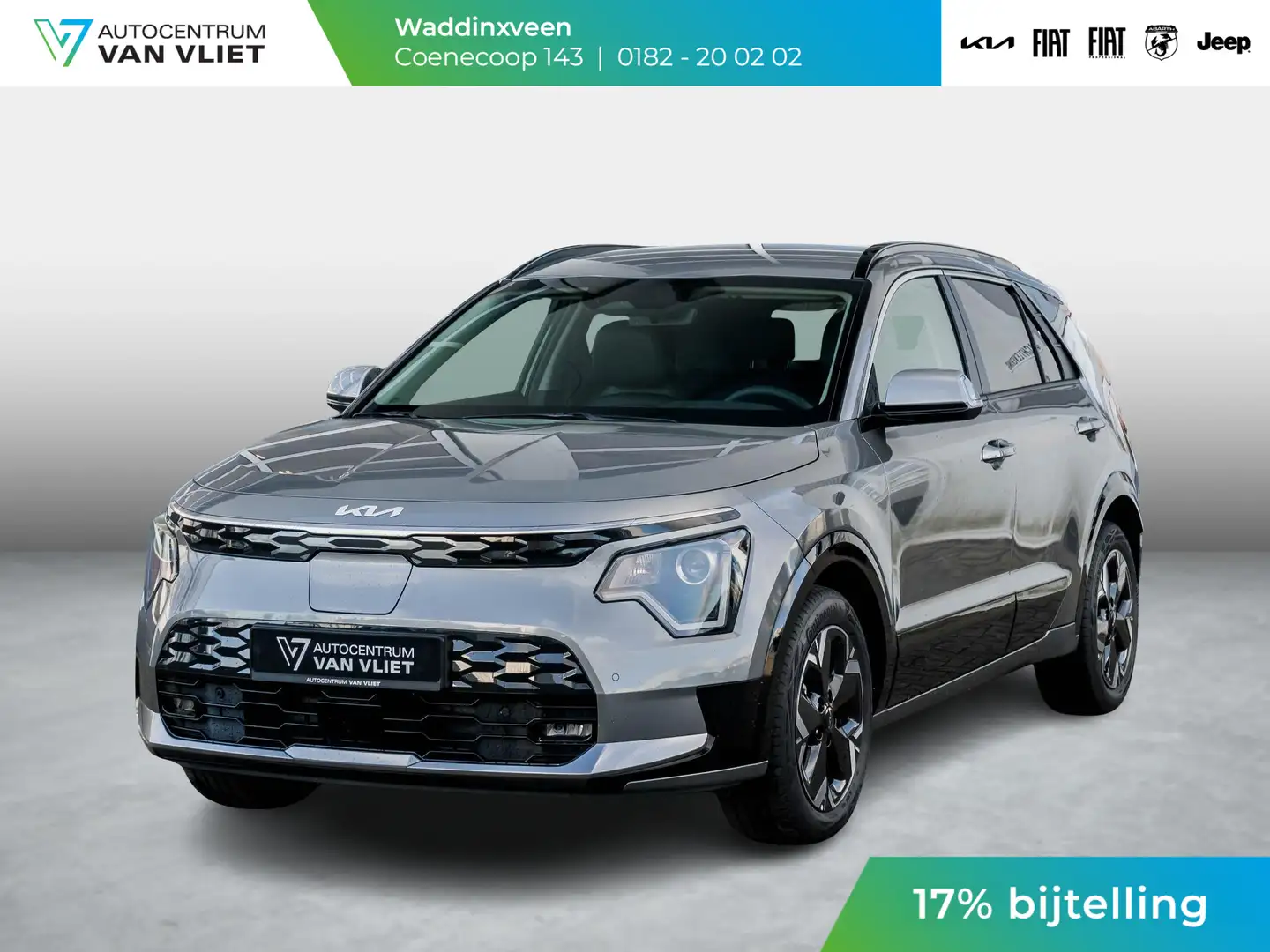 Kia e-Niro EV Light Advanced 64.8 kWh | Uit voorraad leverbaa Gris - 1