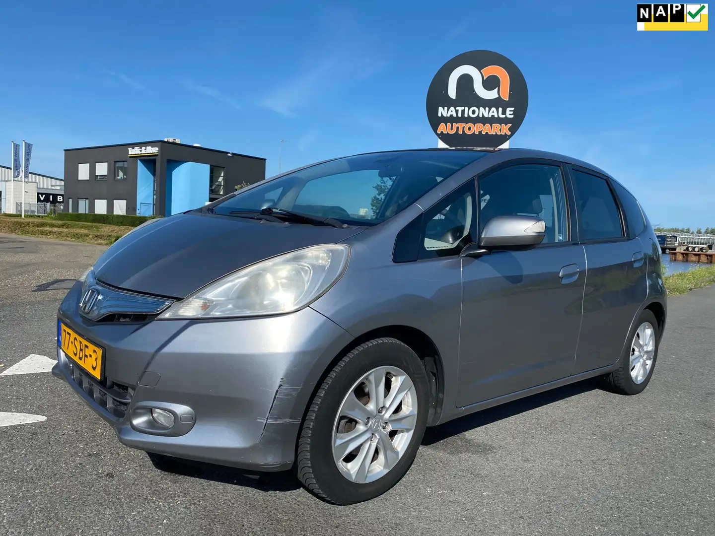 Honda Jazz 2011 * 1.4 Hybrid Exclusive * ELEC. RAMEN * AIRCO Grijs - 1