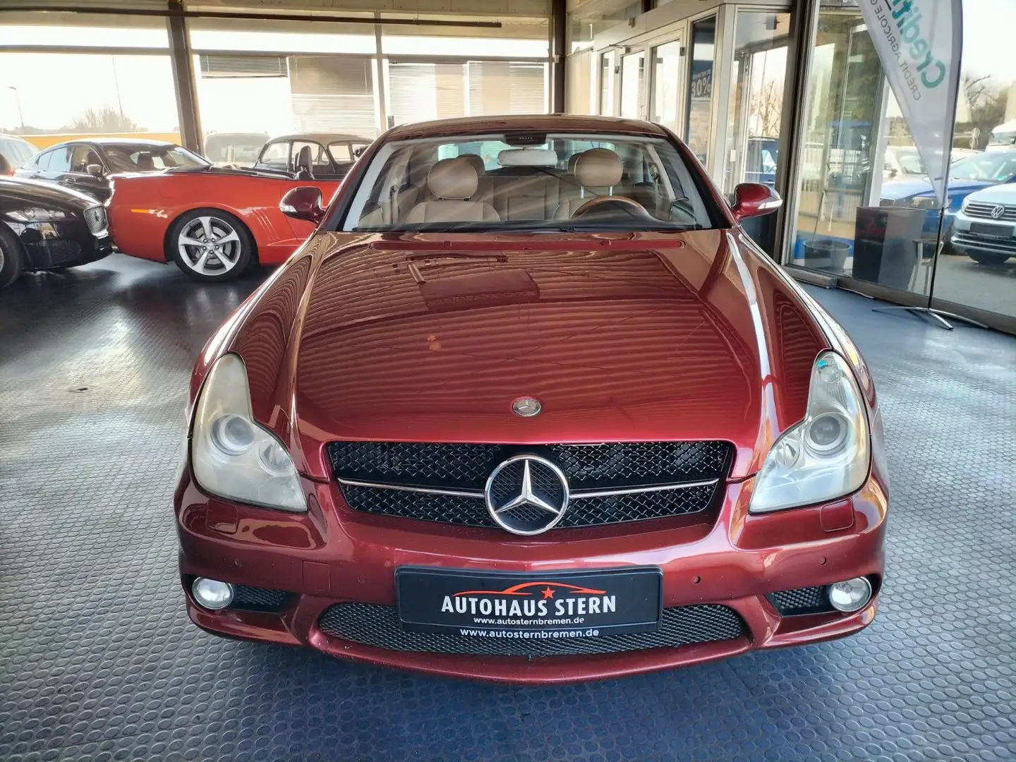 Mercedes-Benz CLS 350 *Tempomat*Vollleder*Bi Xenon*BC*AMG Line Rot - 2
