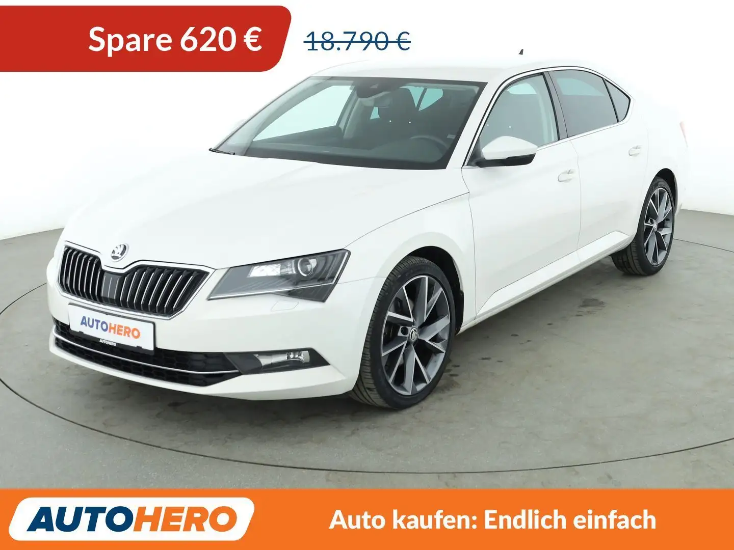 Skoda Superb 2.0 TDI Ambition*NAVI*PDC*SHZ*TEMPO*XENON*KLIMA* Weiß - 1