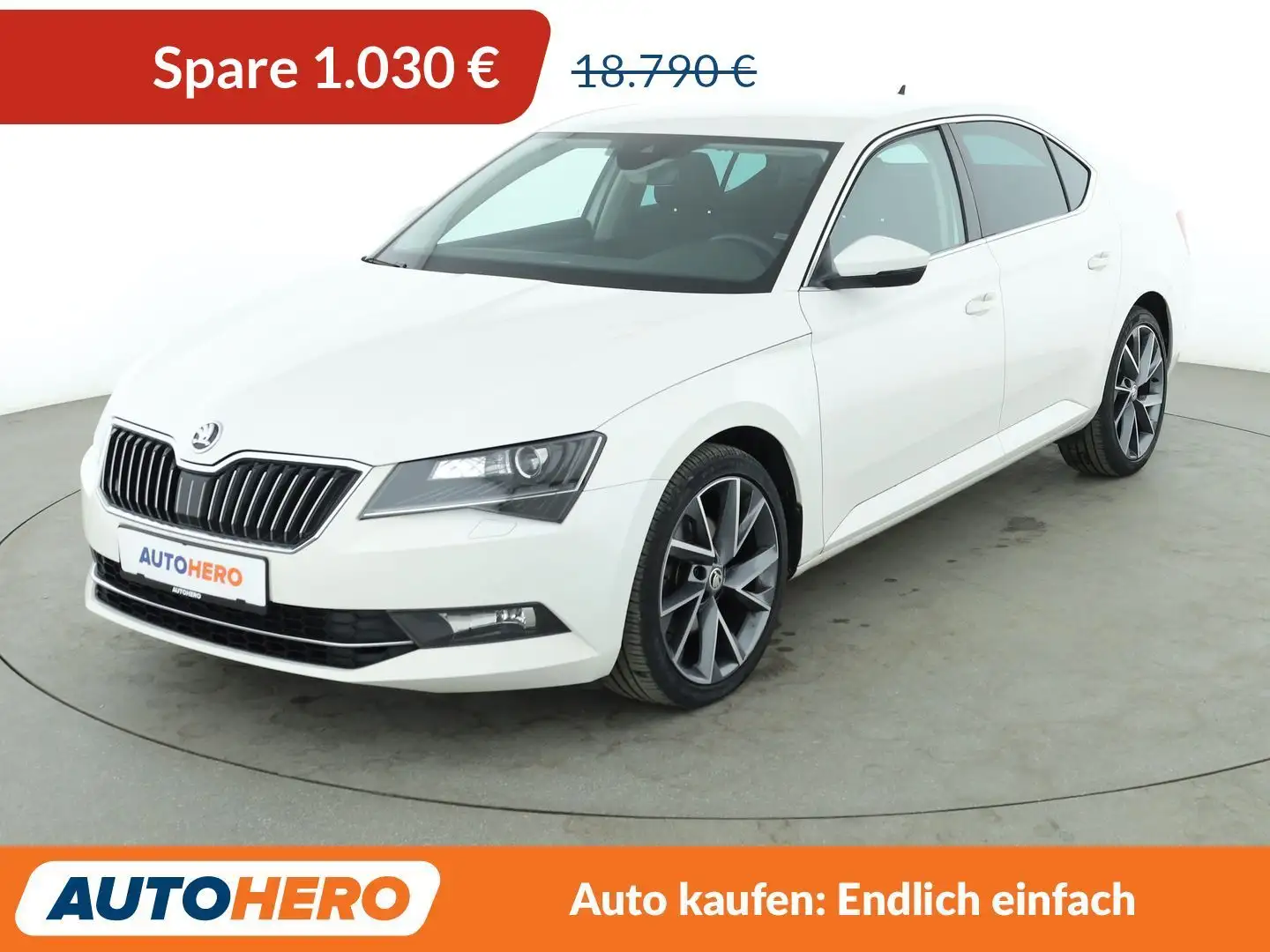 Skoda Superb 2.0 TDI Ambition*NAVI*PDC*SHZ*TEMPO*XENON*KLIMA* Biały - 1
