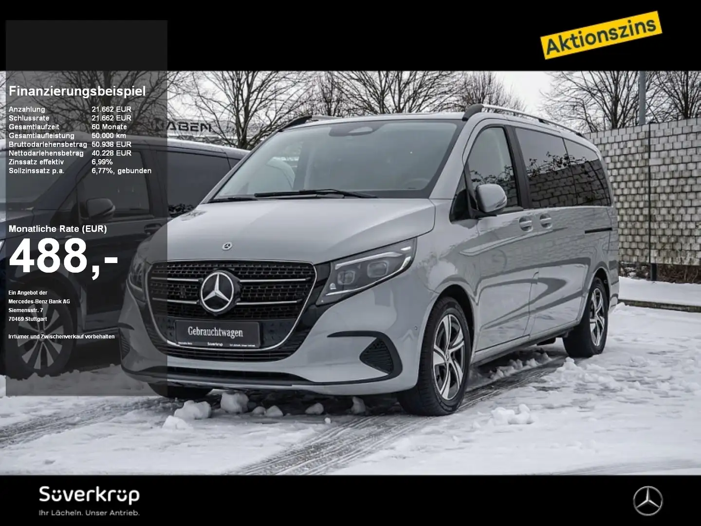 Mercedes-Benz V 220 lang DISTRO STANDH KAMERA WIDESCREEN 7 SITZER Gris - 1