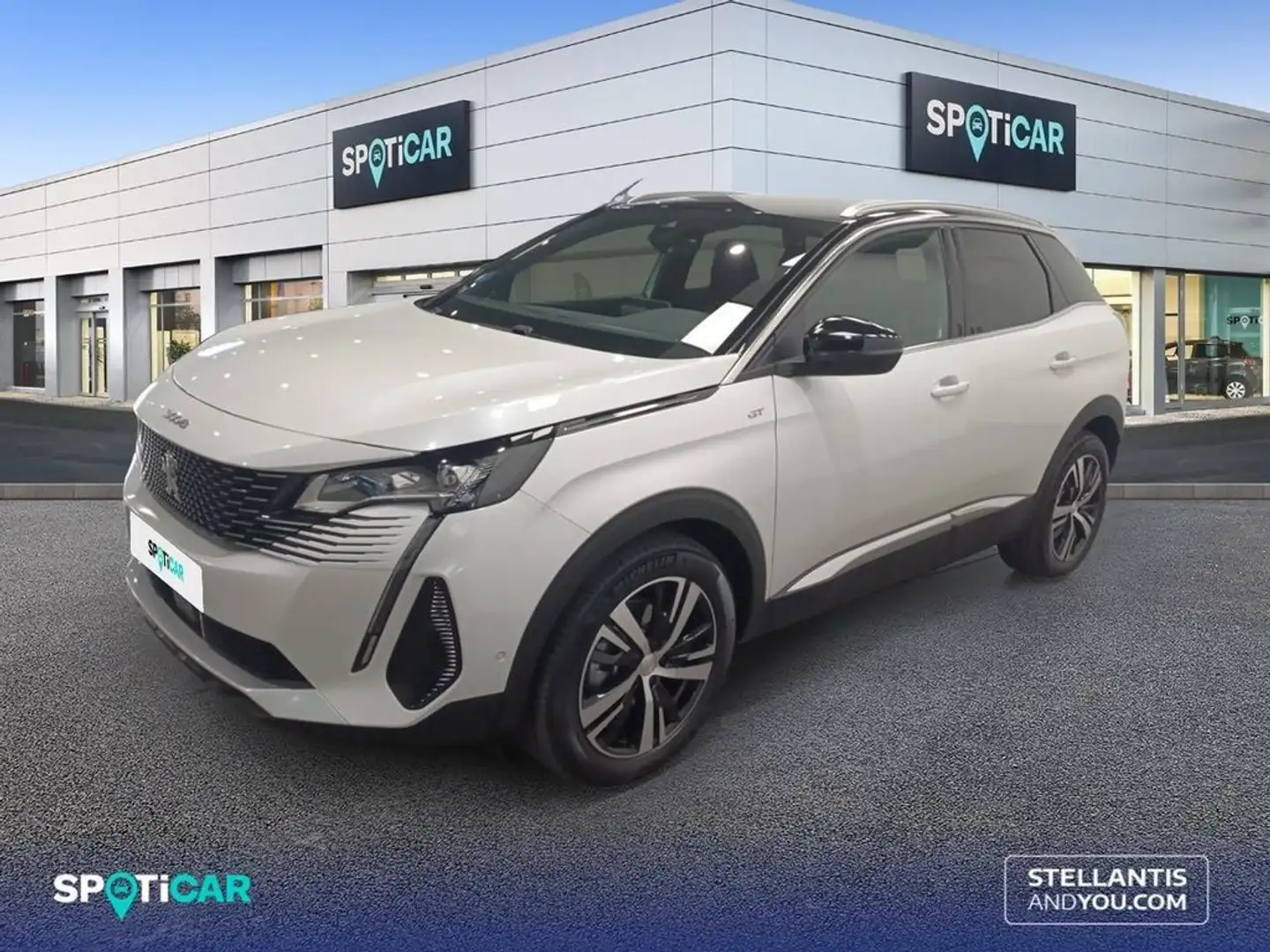 Peugeot 3008 1.2 100KW eDCS6 GT Weiß - 1