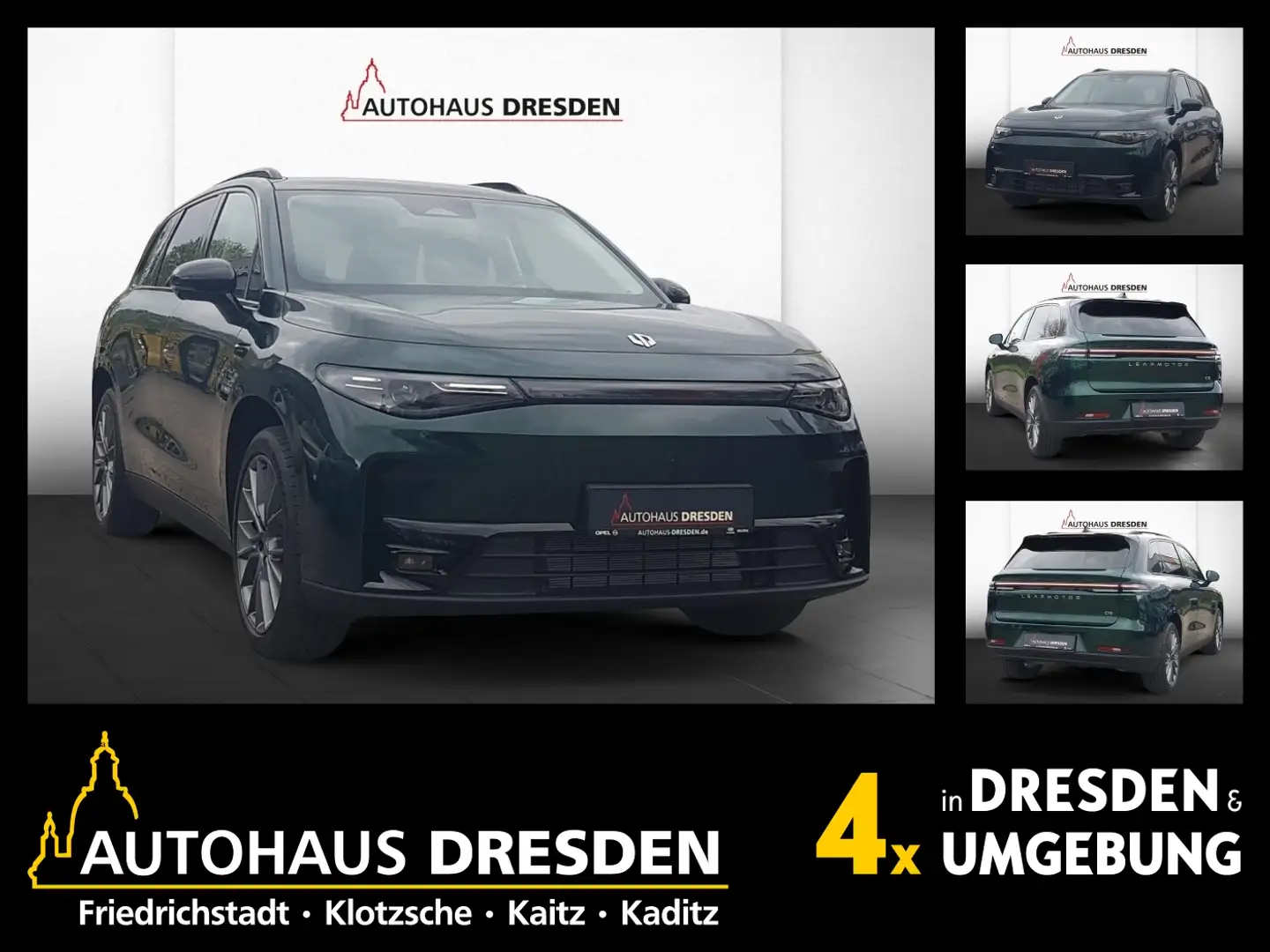 Leapmotor C10 1.5 28 W REEV !> 970KM REICHWEITE! Groen - 1