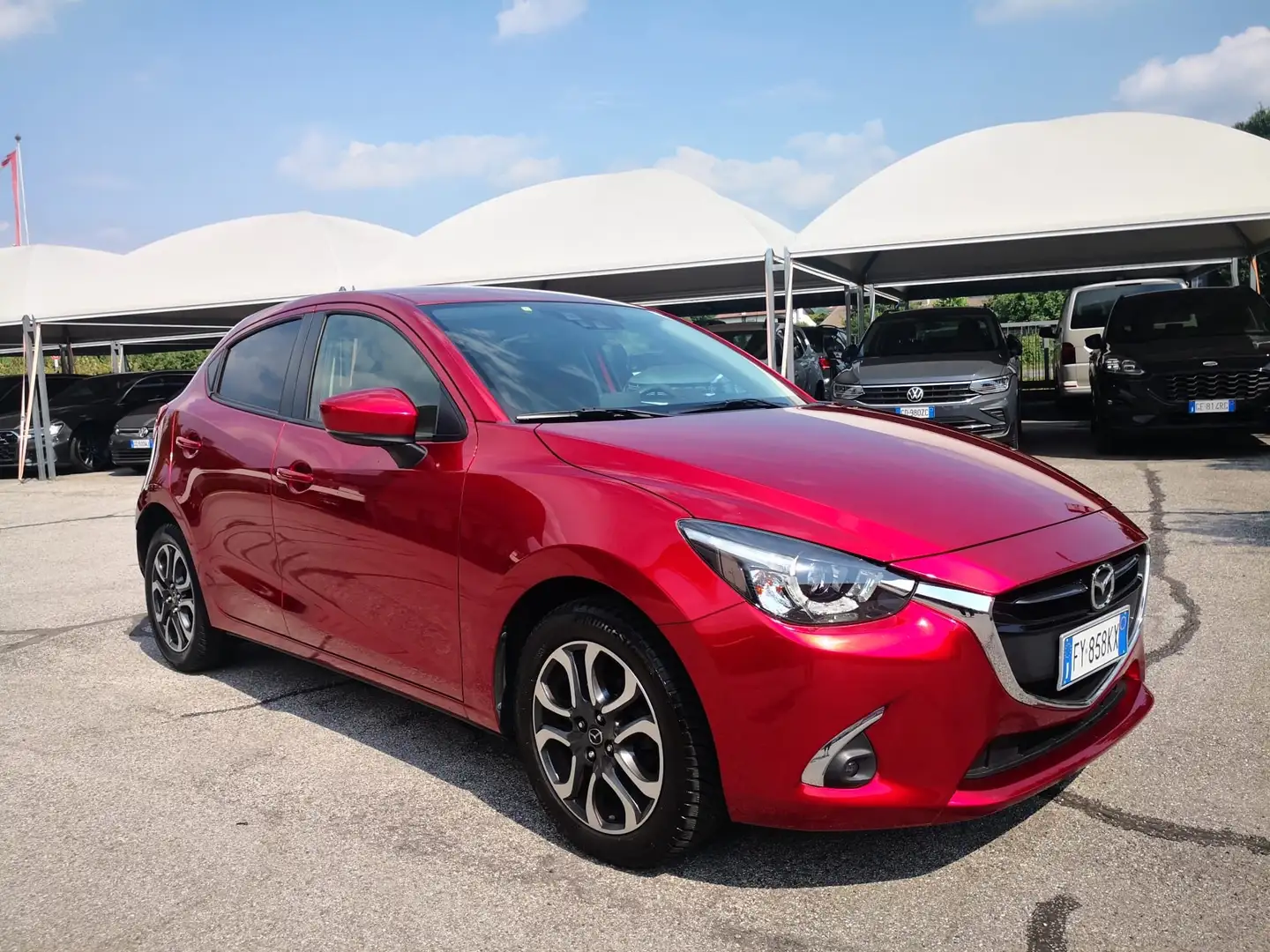 Mazda 2 1.5 Skyactiv-G 90 CV ***TELECAMERA*** Rouge - 1