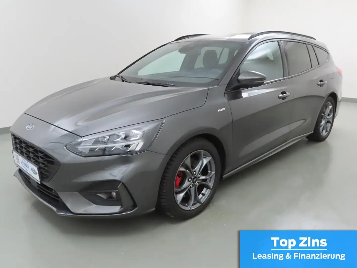 Ford Focus Turnier 1.5 Aut EcoB ST-Line el.Klappe+AHK Gris - 2