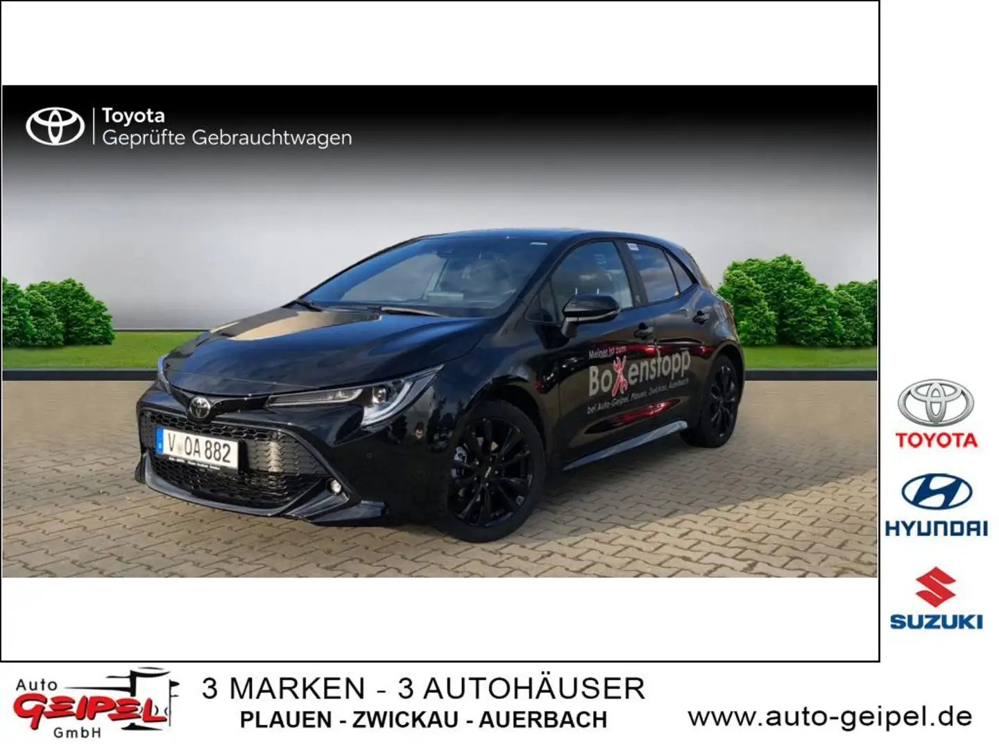 Toyota Corolla 1.2 Turbo Team Deutschland Schwarz - 1