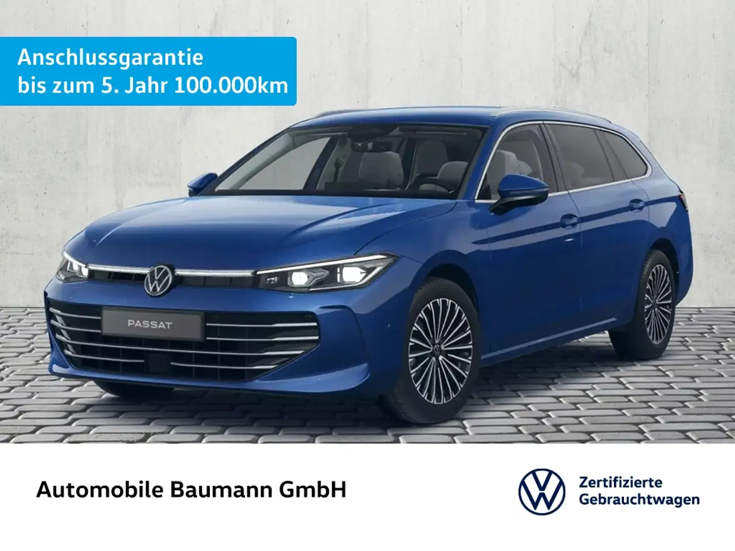 Volkswagen Passat Variant 2.0 TDI *AHK*STDHZG*DCC*LEDER* Blau - 1