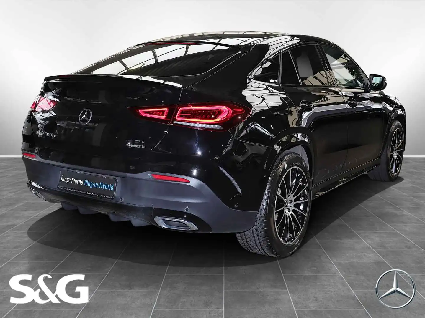 Mercedes-Benz GLE 350 e 4M Coupé AMG DISTRONIC+PANO+360°+21" Negro - 2