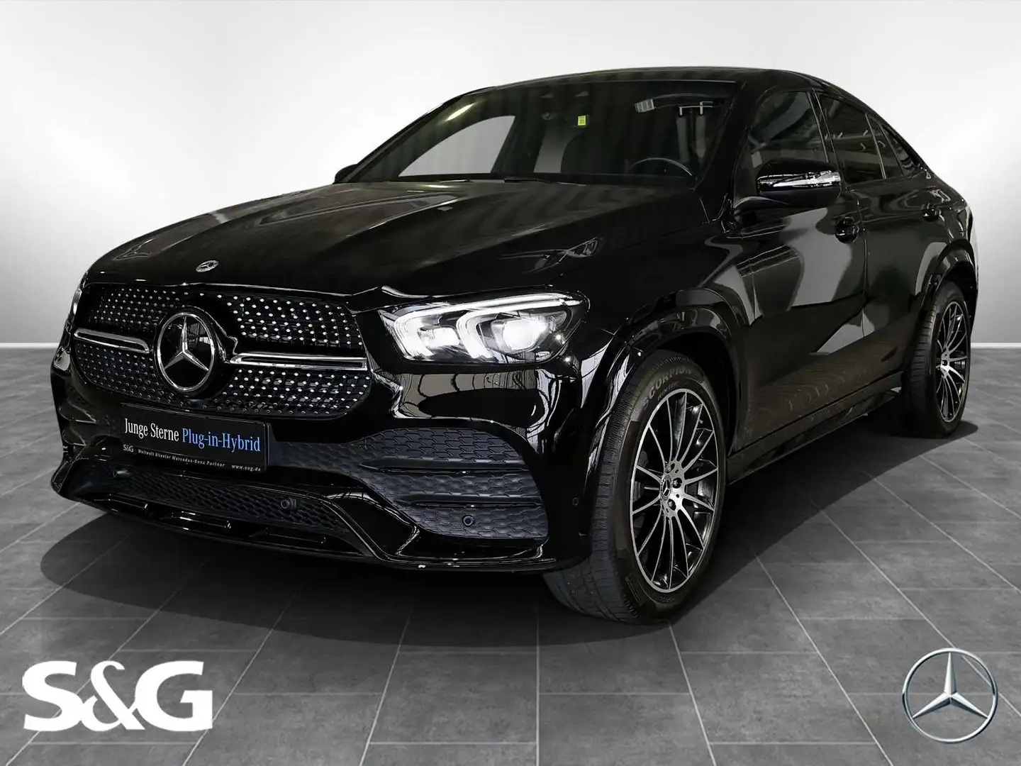 Mercedes-Benz GLE 350 e 4M Coupé AMG DISTRONIC+PANO+360°+21" Schwarz - 1