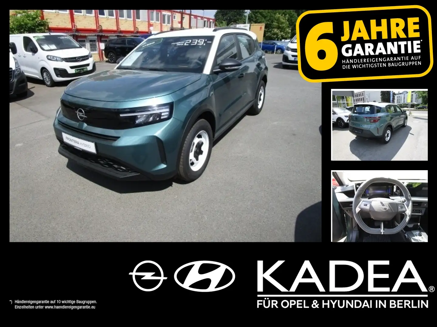 Opel Frontera 1.2 Edition W LED+Navi+Fernlichtass. Grün - 1