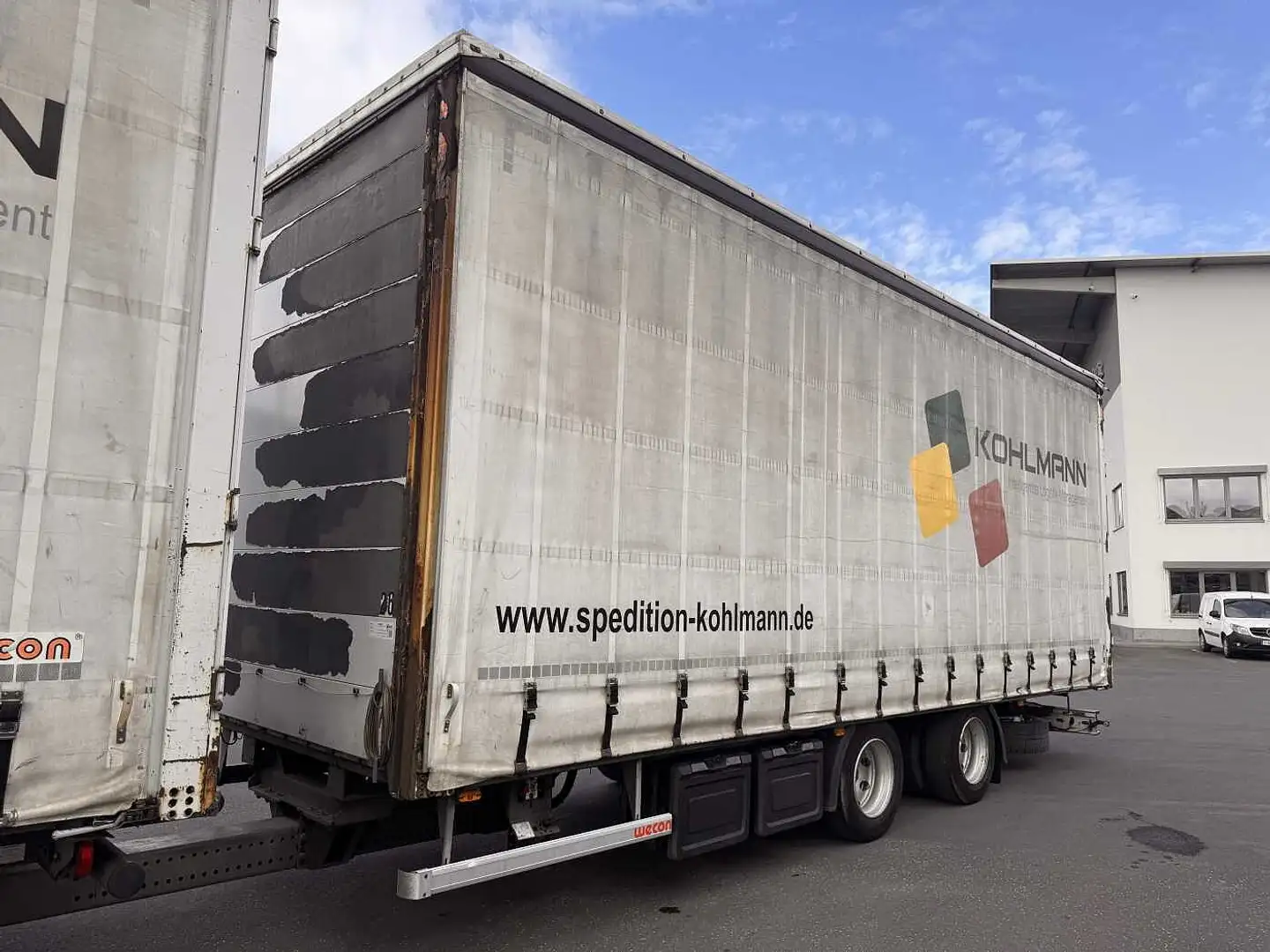 Wecon APZ218 Schiebeverdeck Schiebeplane BPW Wit - 1
