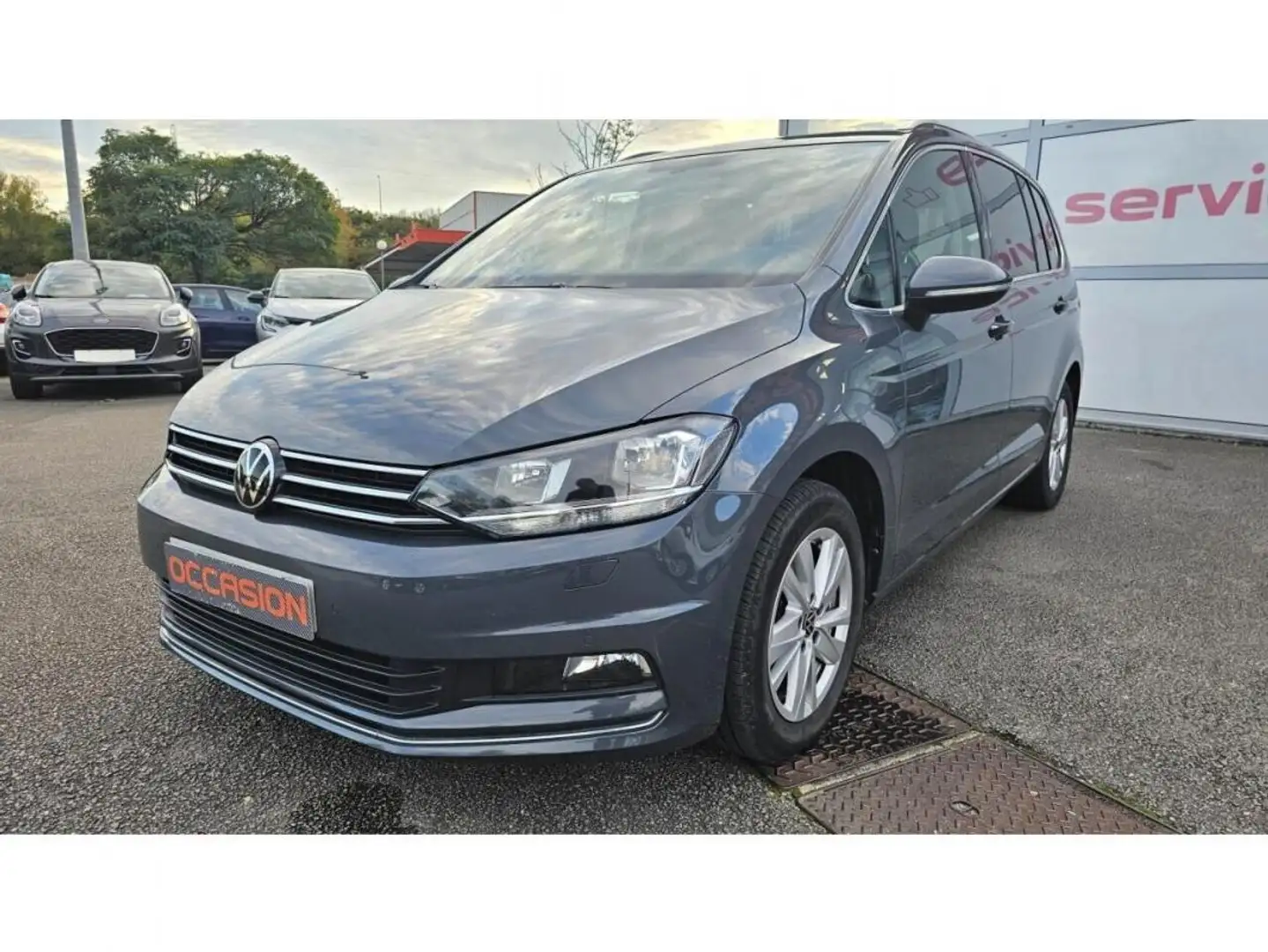 Volkswagen Touran Highline 2.0 TDI 150cv 7places + Pack Easy-access  Gris - 2
