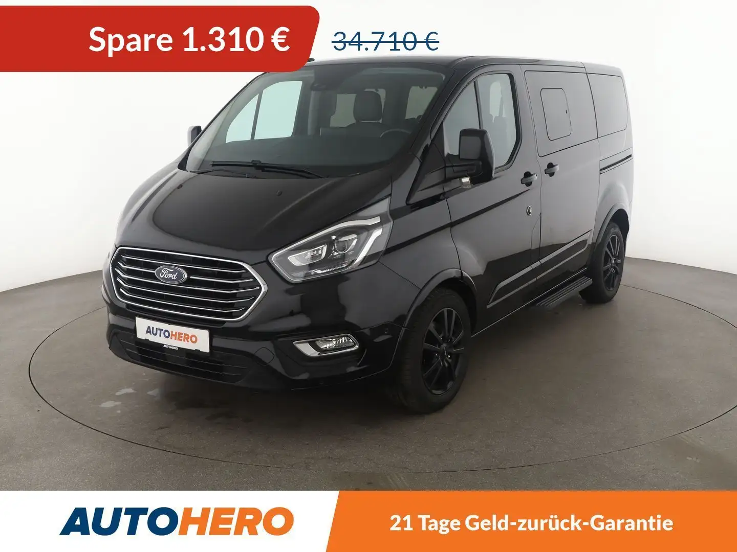 Ford Tourneo Custom 2.0 TDCi 320 L1 Tourneo Titanium X Aut.*NAVI*CAM* Schwarz - 1