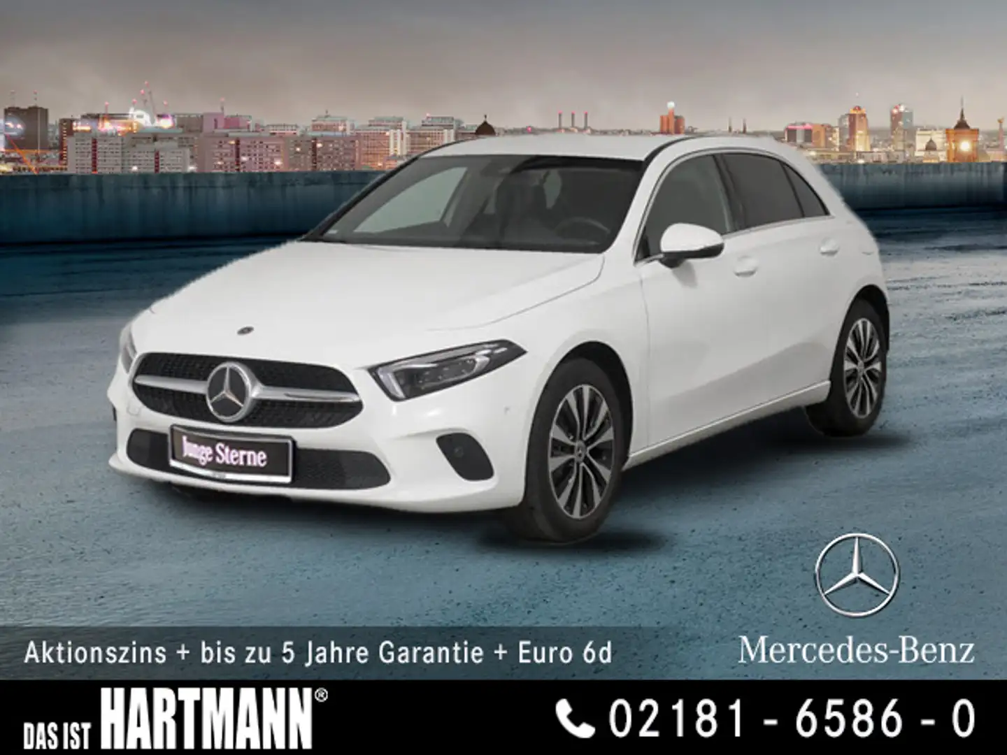 Mercedes-Benz A 250 e PROGRESSIVE+AHK+NAVI+MBUX+KAMERA+MULTIB. Weiß - 1