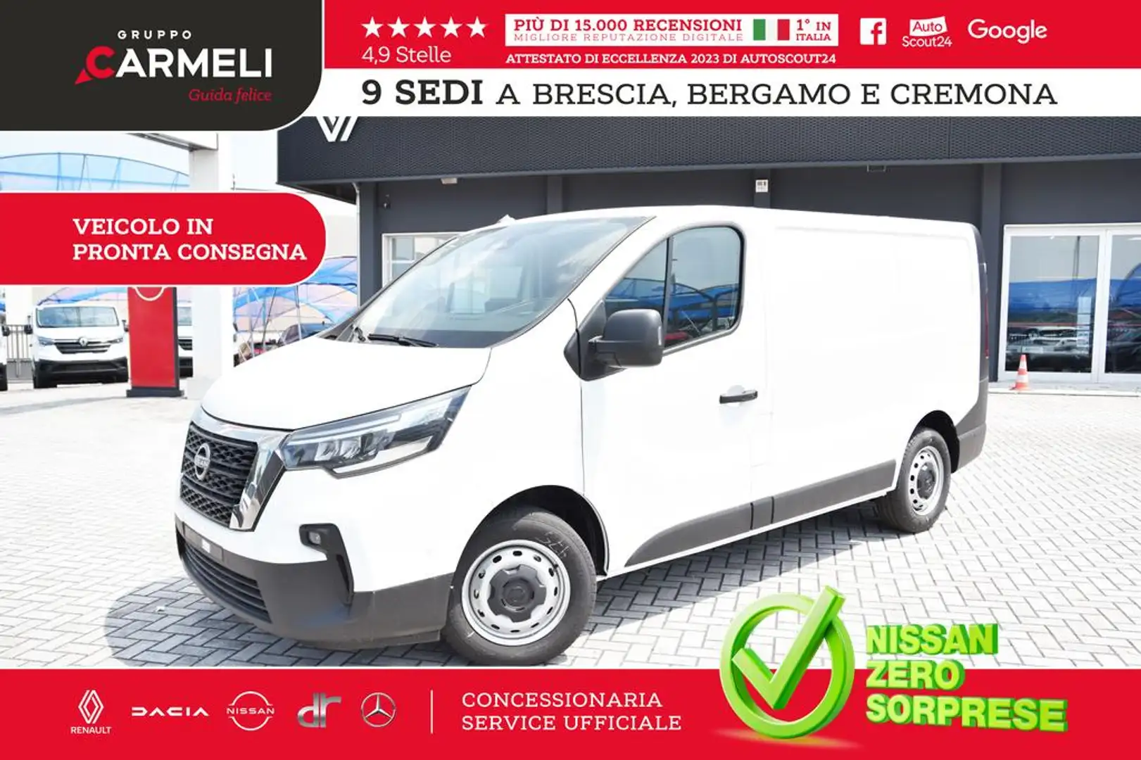 Nissan Primastar van 27 2.0 dci 130cv S&S L1H1 N-Connecta my24 - Білий - 1